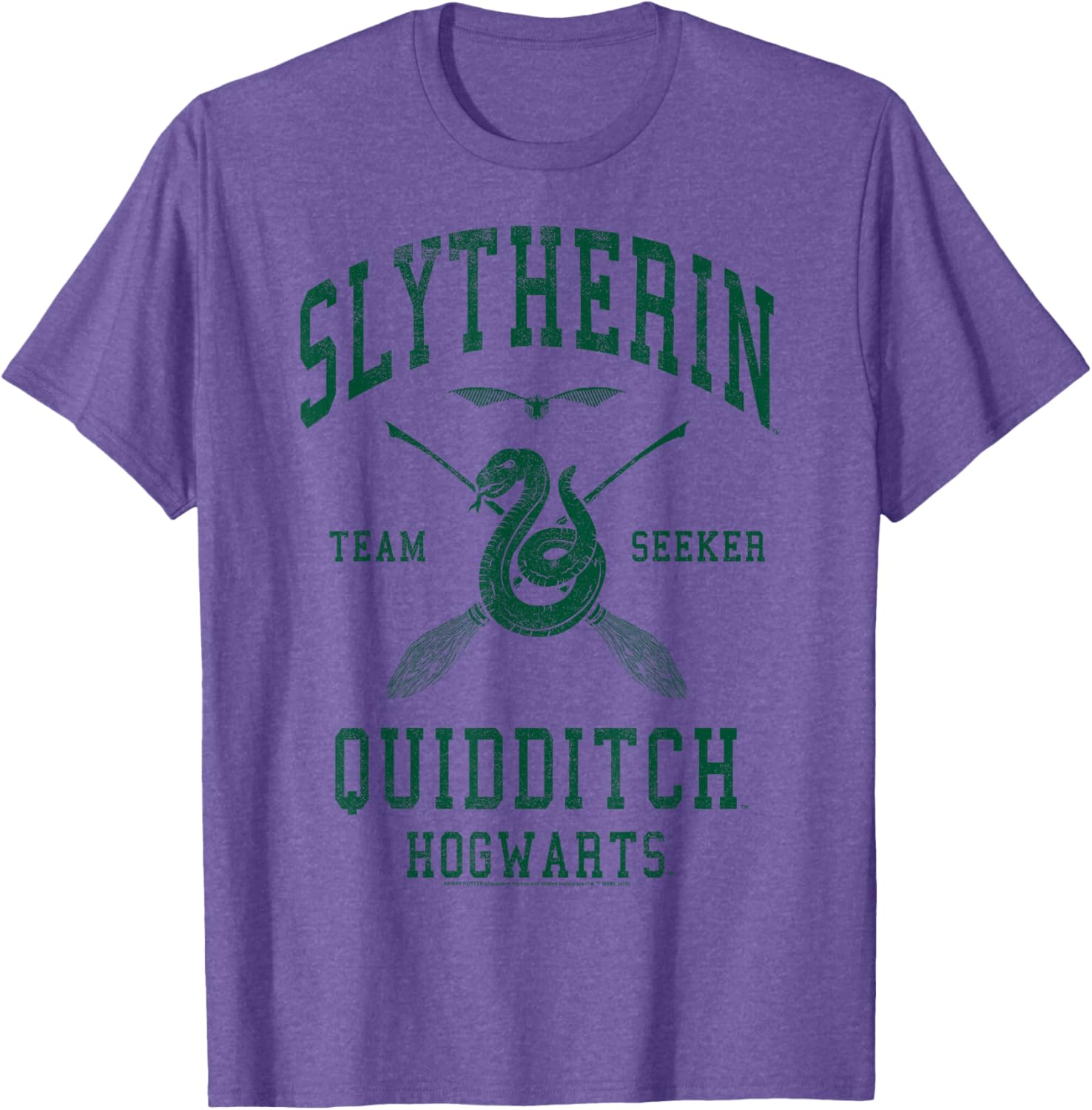 Slytherin Quidditch Team Seeker T-Shirt for Harry Potter Fans - 6