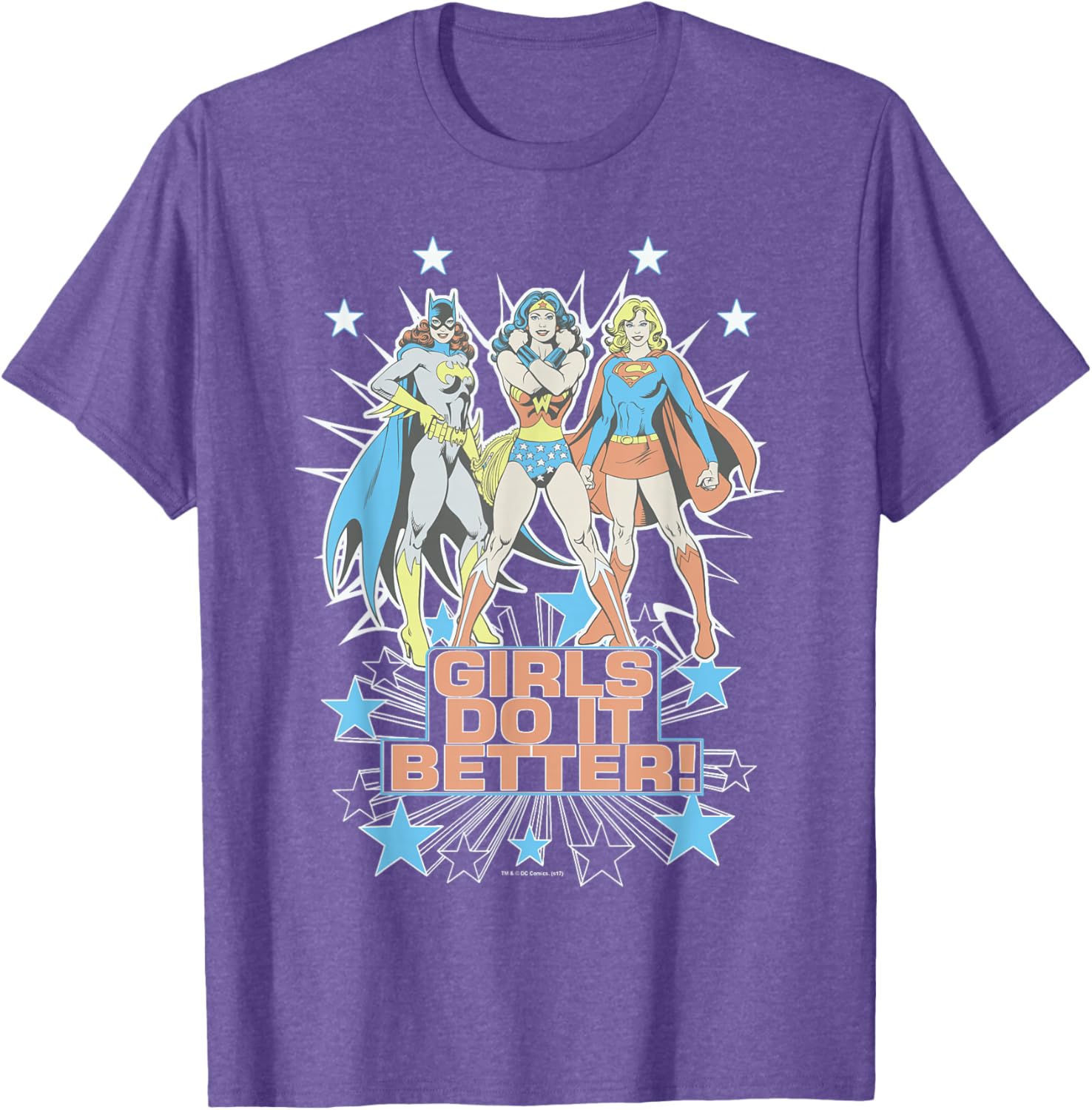Wonder Woman Supergirl Batgirl Girls Do It Better T-Shirt for Heroes - 2