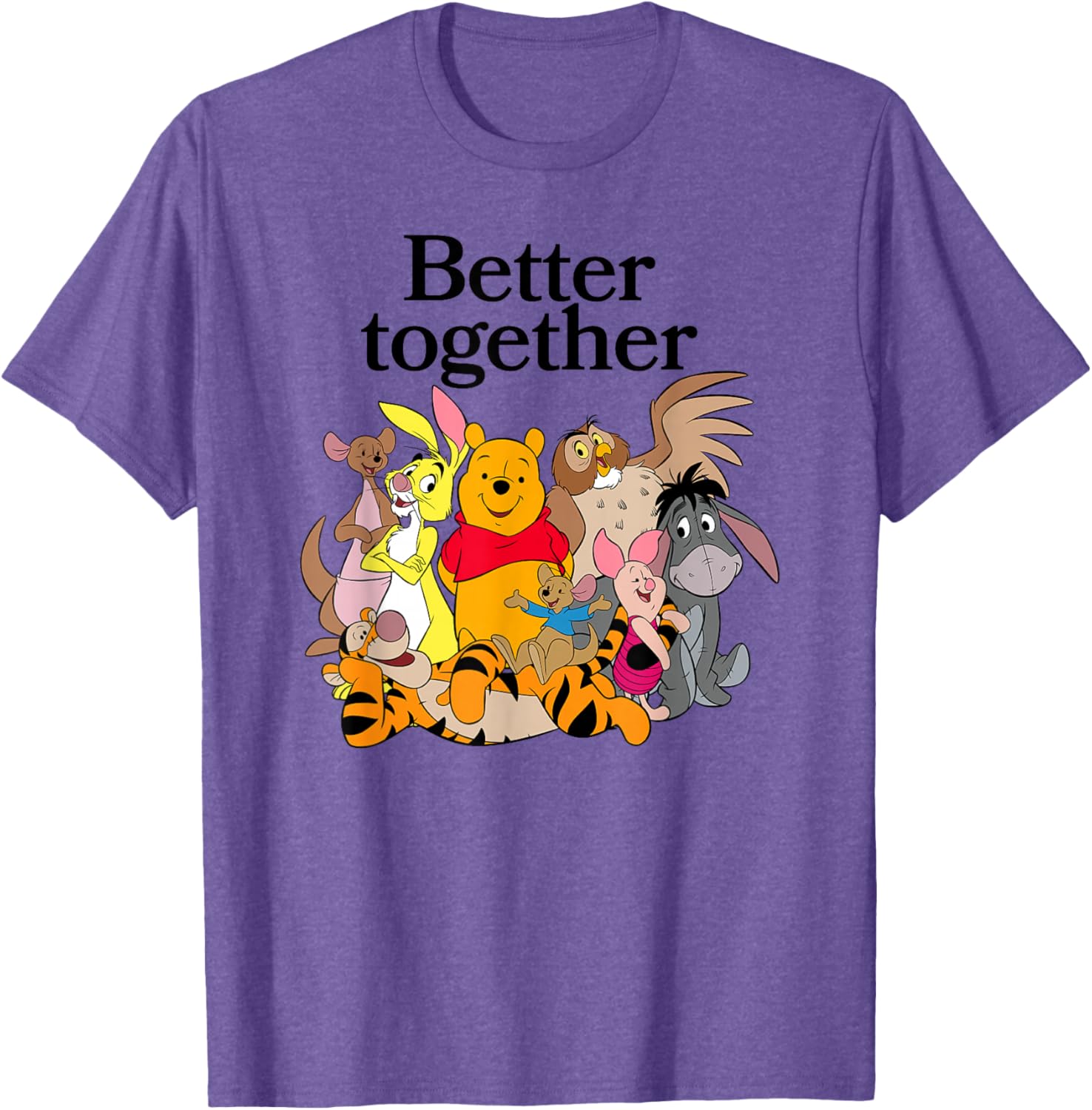 Winnie the Pooh Better Together Friends Group Shot T-Shirt for Fans - 16