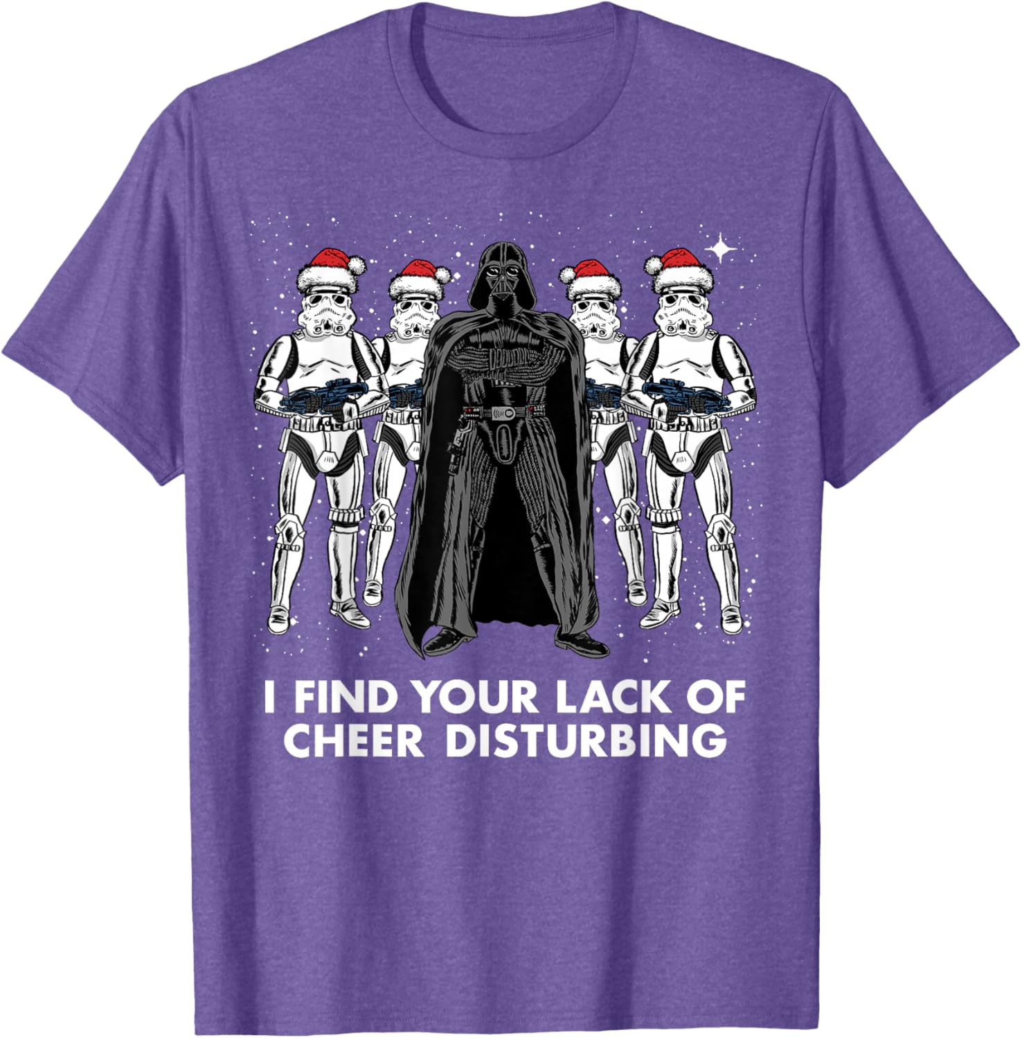 Star Wars Vader Trooper Christmas Cheer Graphic T-Shirt for Fans - 5