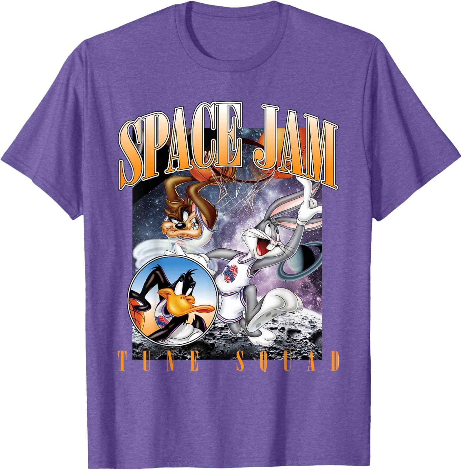 Vintage Space Jam Tune Squad T-Shirt for Fans of Classic Basketball Style - 10