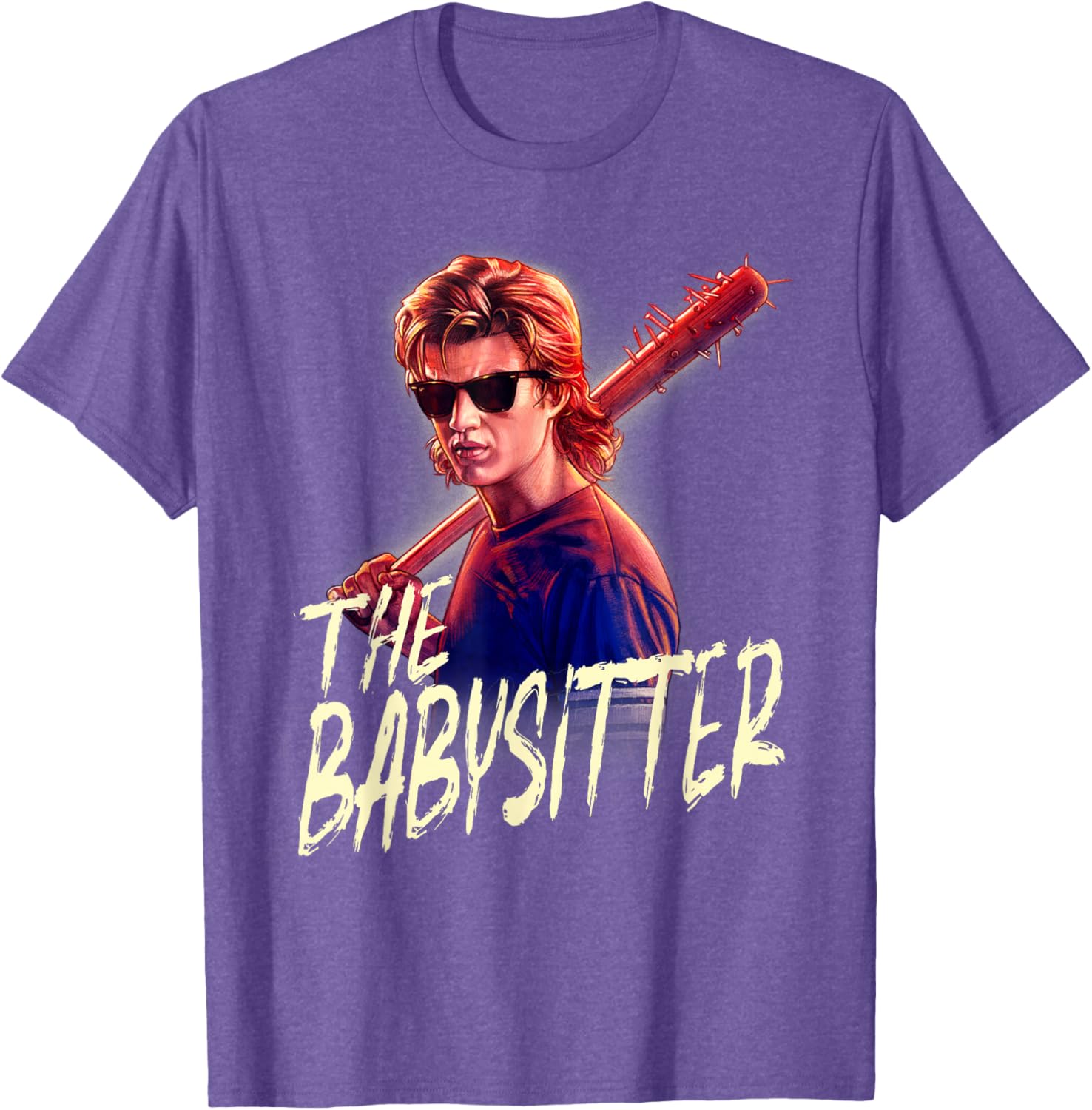 Stranger Things Steve The Babysitter Portrait T-Shirt for Fans - 2