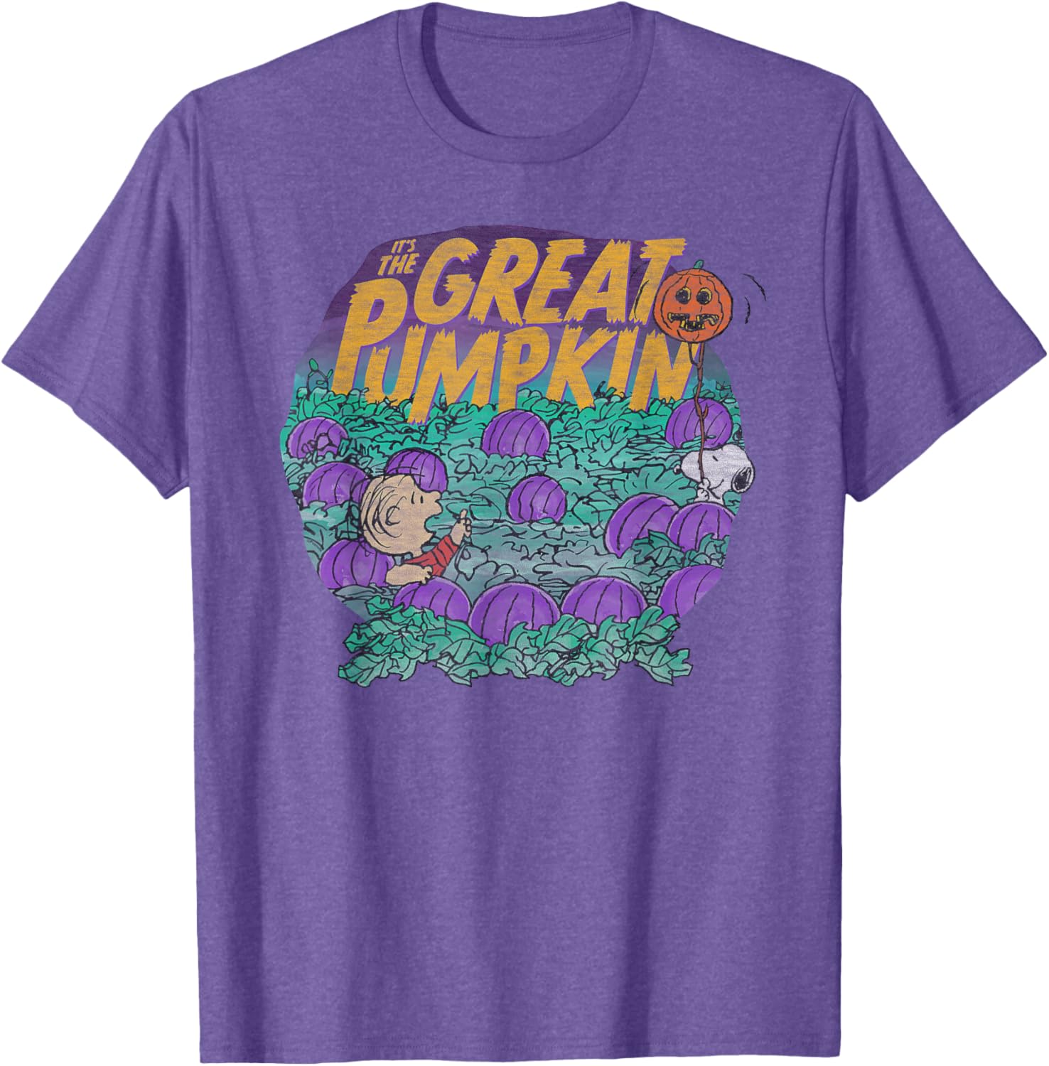 Peanuts Halloween Linus and Snoopy Great Pumpkin T-Shirt for All Ages - 9