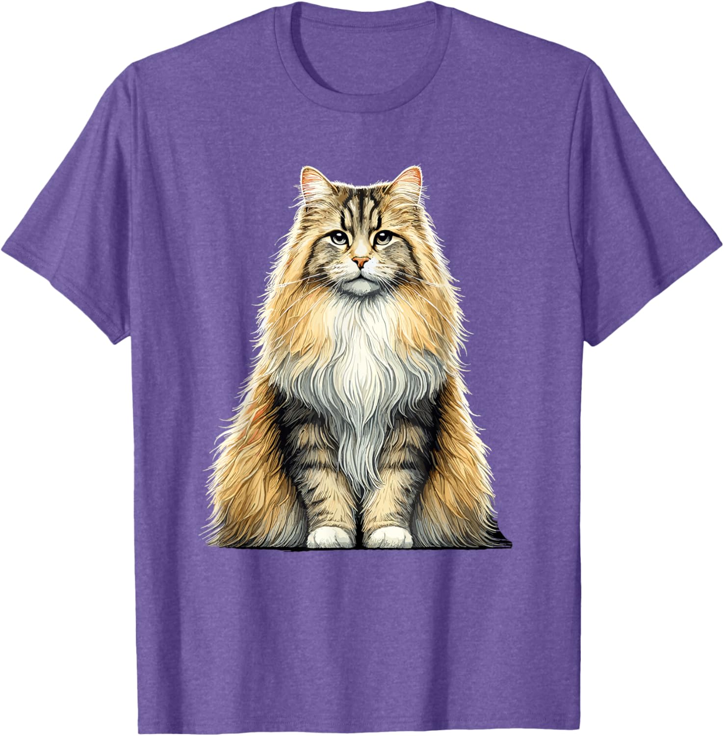 Norwegian Forest Cat T-Shirt for Cat Lovers - Cute and Comfy Design - 17