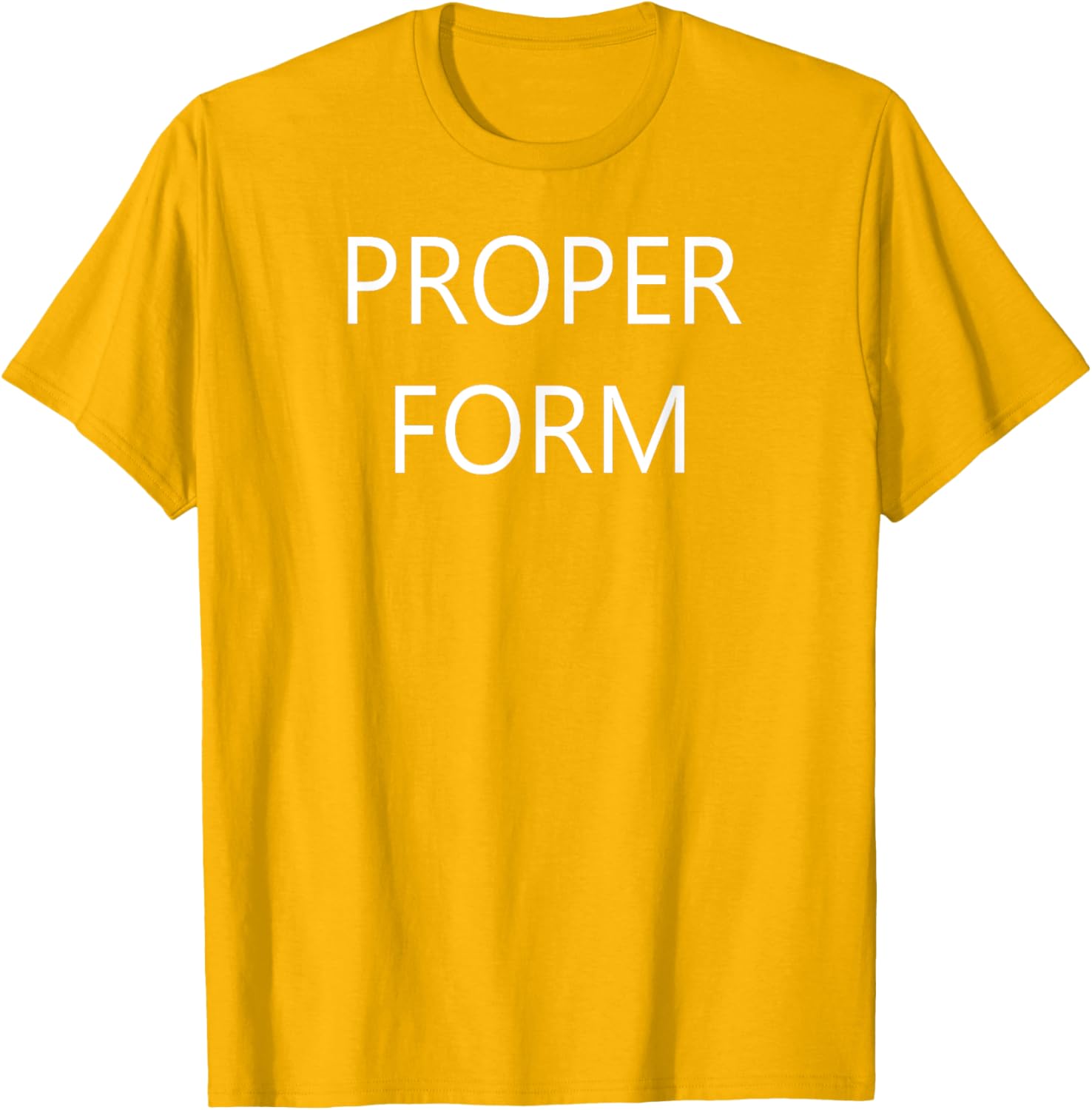 Proper Form T-Shirt for Comfort and Style in Clothing and Footwear - 10