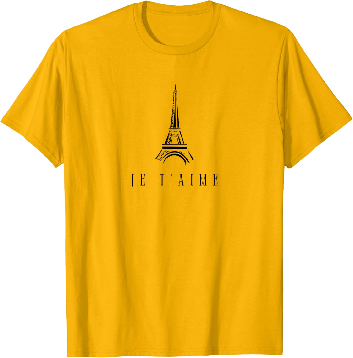 Vintage Eiffel Tower Paris Souvenir T-Shirt Minimalist Style Apparel - 6