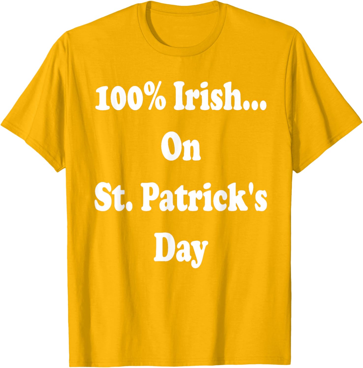 100 Percent Irish St. Patrick's Day T-Shirt for Festive Celebrations - 2