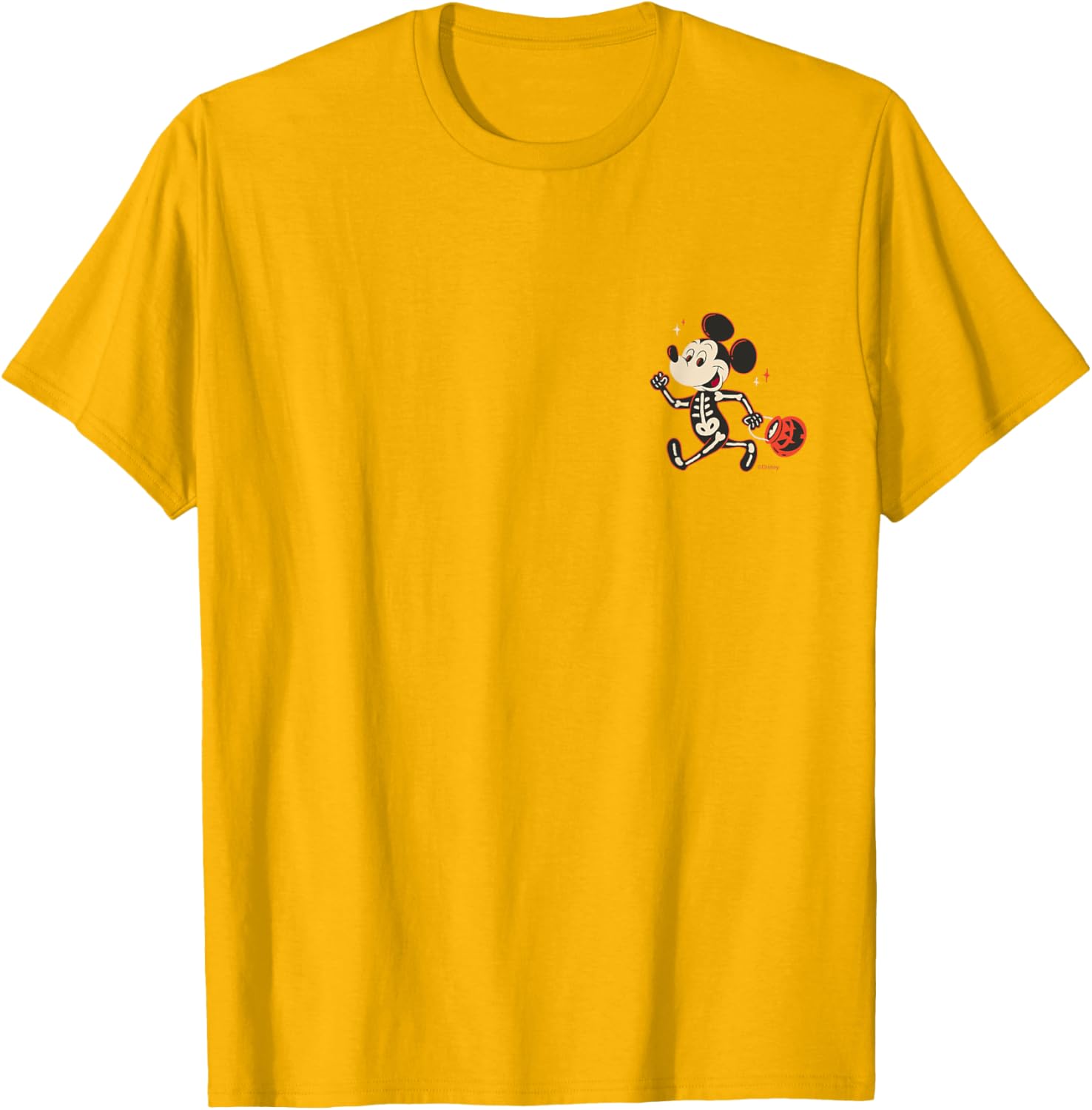 Disney Mickey Mouse Skeleton Halloween T-Shirt for Trick or Treat Fun - 10