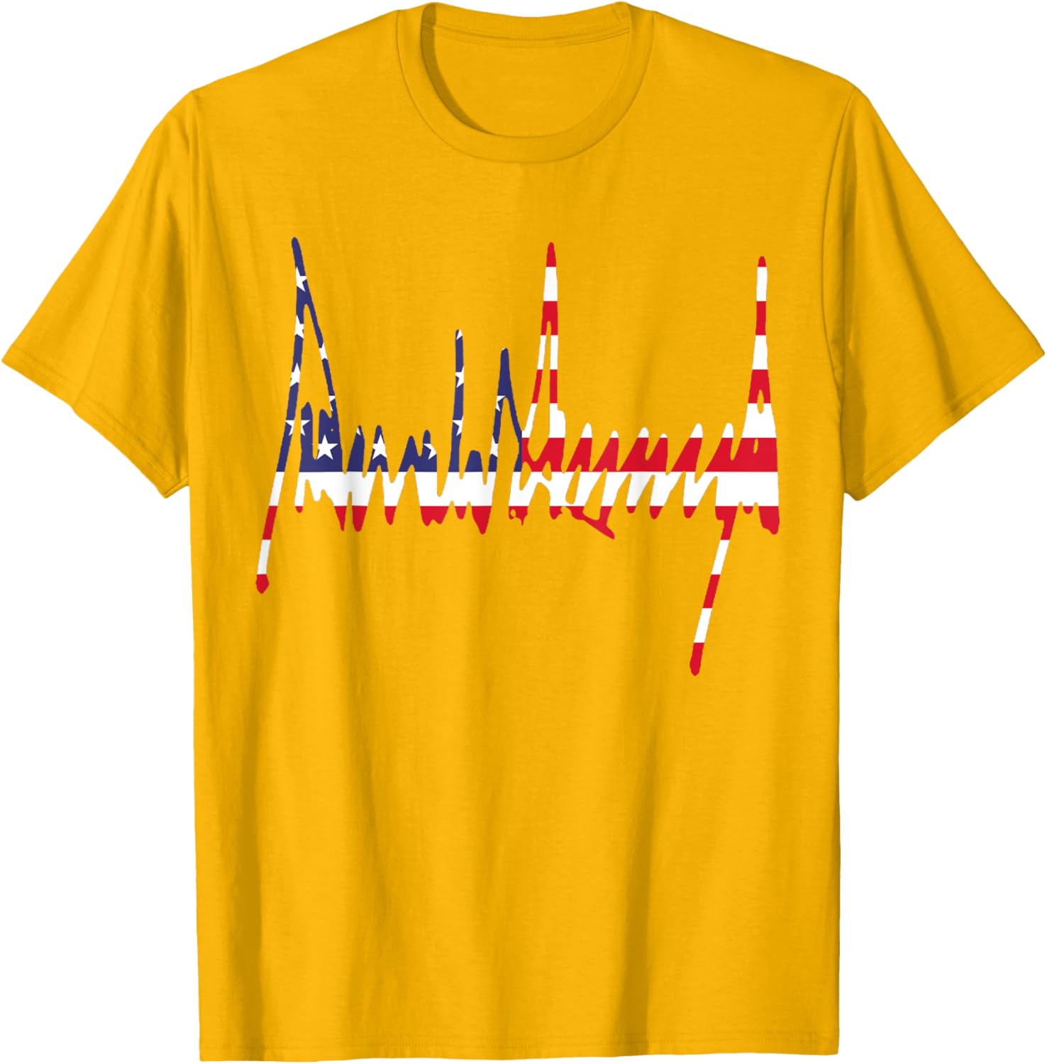 Signature US Flag Number 47 Jersey 45th Anniversary 4th of July Tee - 12