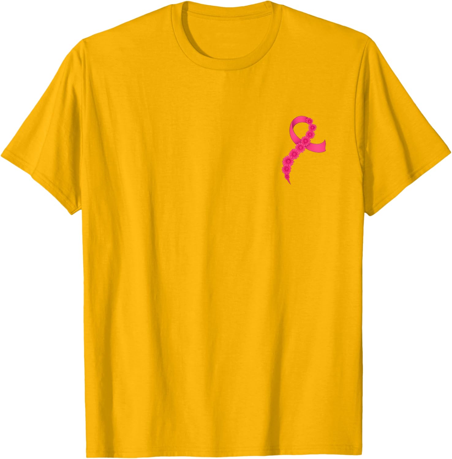 Support Breast Cancer Awareness with Pink Ribbon T-Shirt for Men and Women - 13