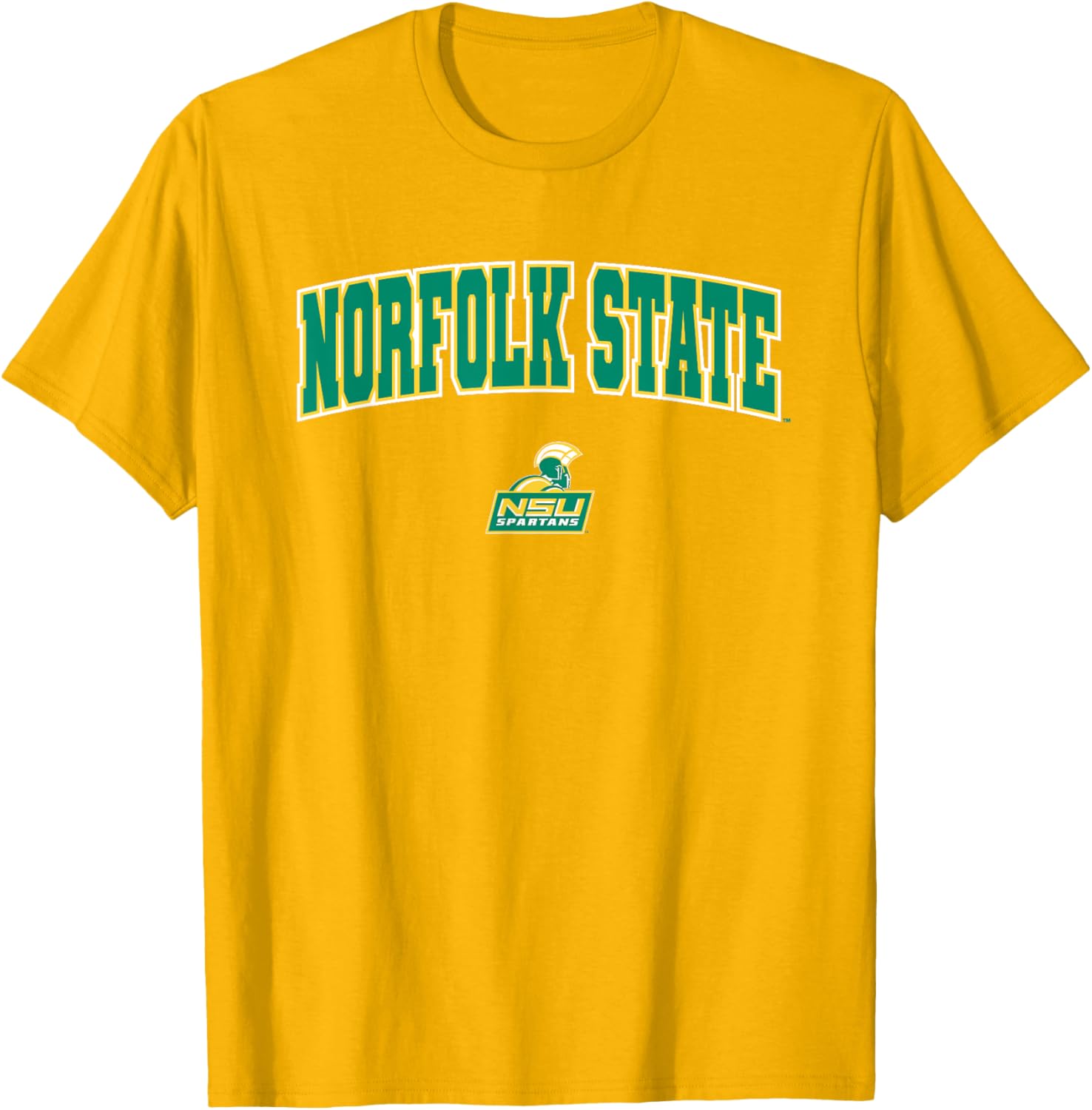 Norfolk State University Spartans Arch Logo T-Shirt for Fans and Athletes - 1