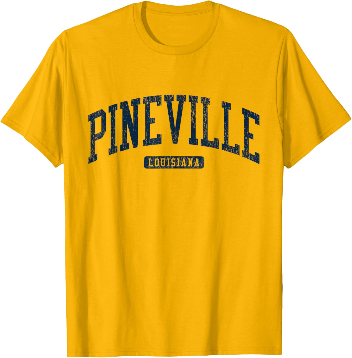 Pineville Louisiana College Blue T-Shirt for Students and Alumni - 6