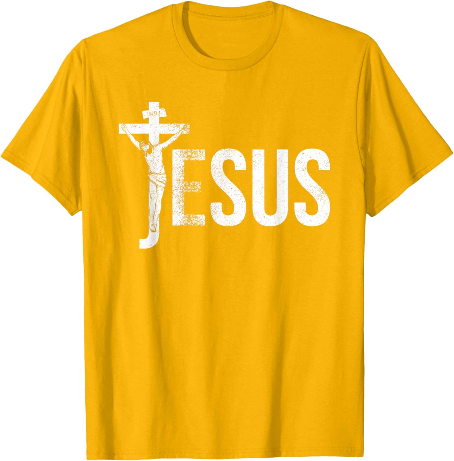 Vintage Jesus Christ Crucifixion T-Shirt with Crown of Thorns Design - 21