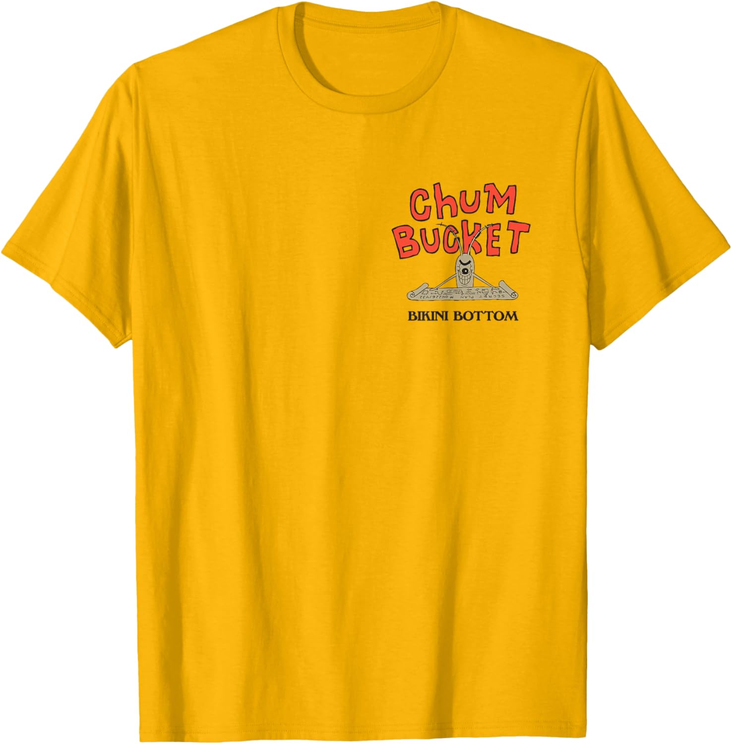 SpongeBob SquarePants Chum Bucket T-Shirt for Fans of Bikini Bottom - 7