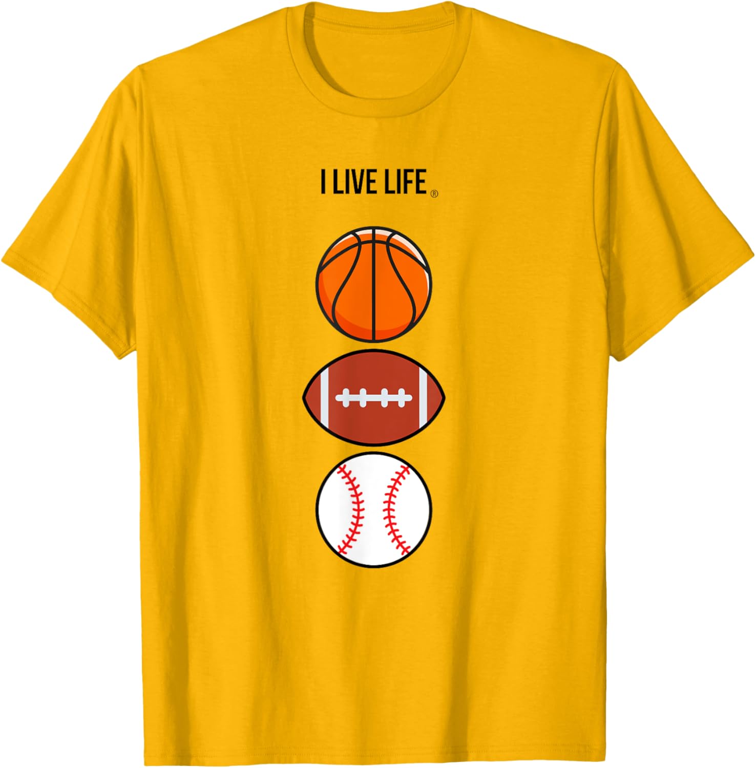 Ultimate Sports Fan T-Shirt for Basketball Football Baseball Lovers - 1
