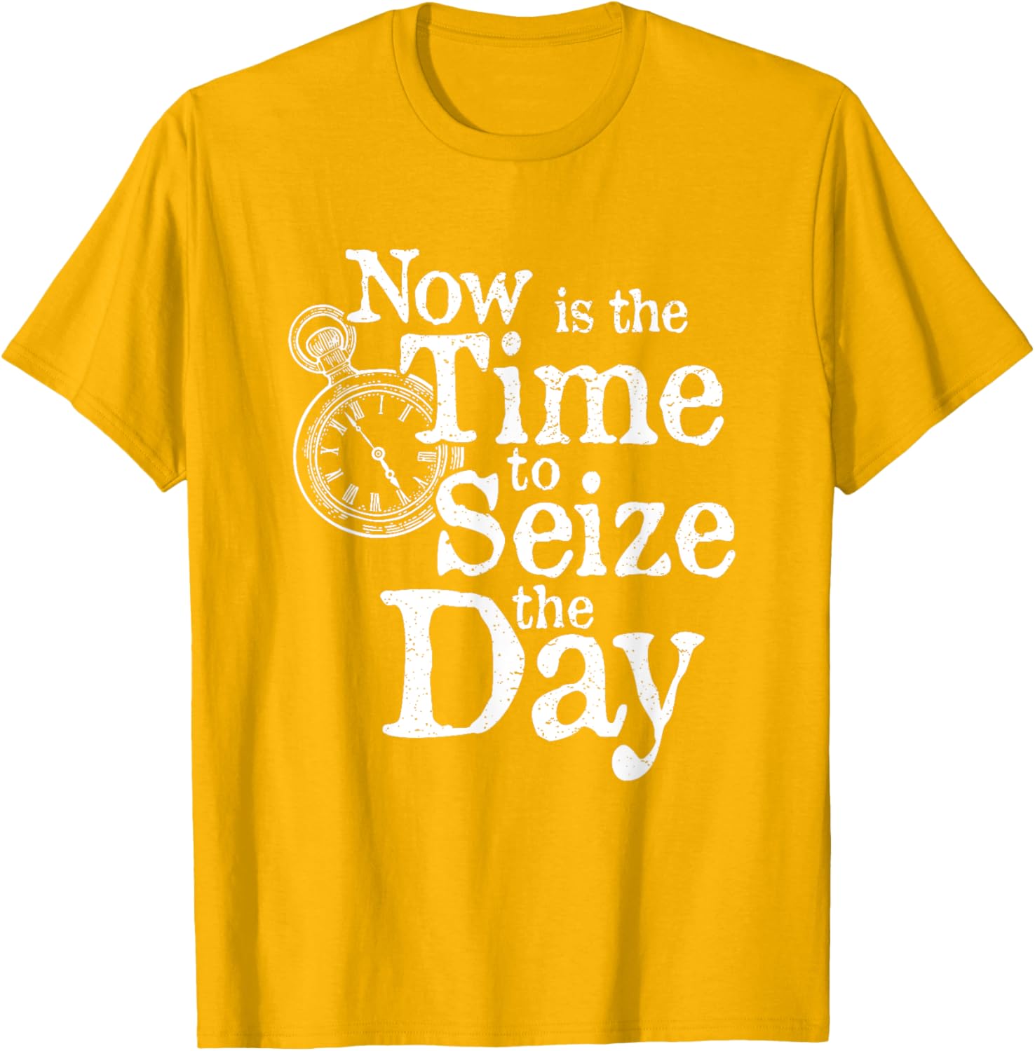 Seize the Day Motivational Quote T-Shirt for Back to School Fun - 21