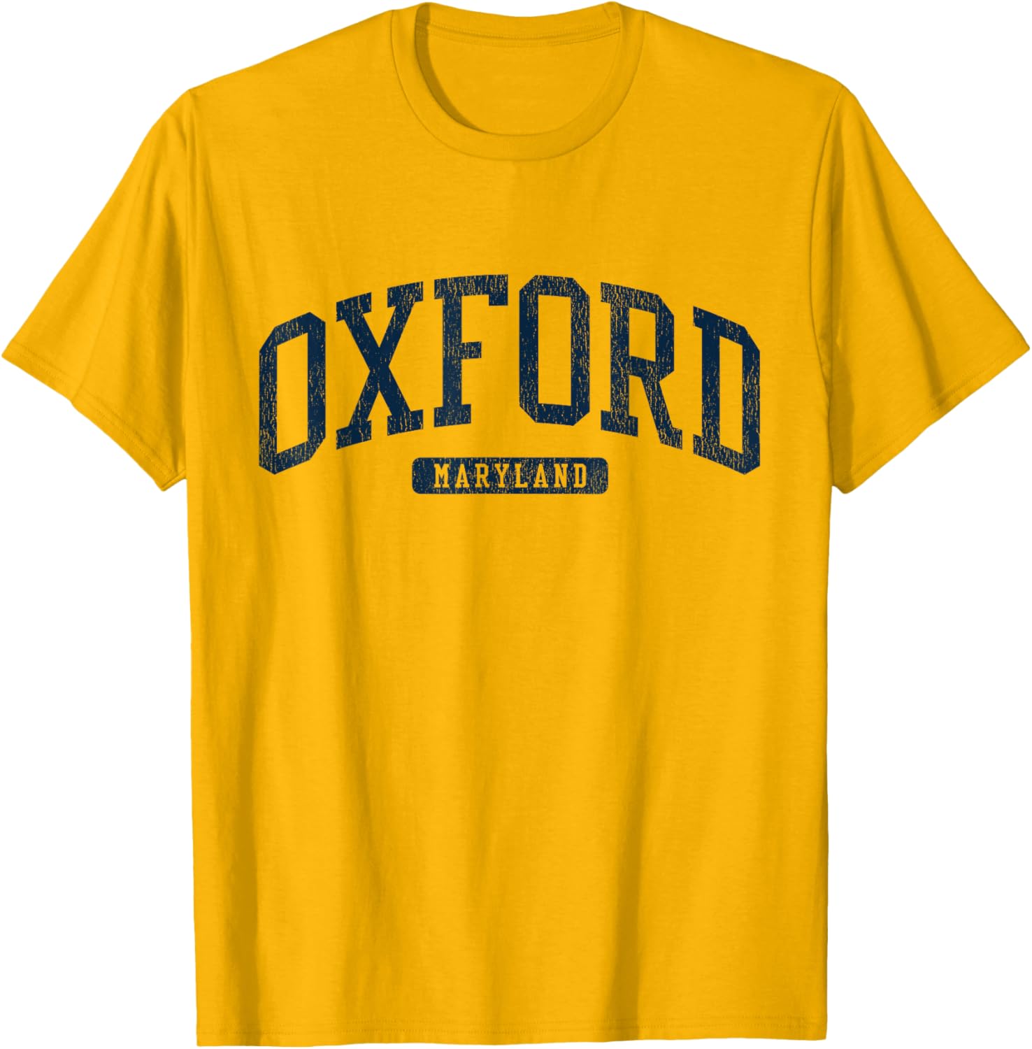 Oxford Maryland College Style Blue T-Shirt for Students and Alumni - 7