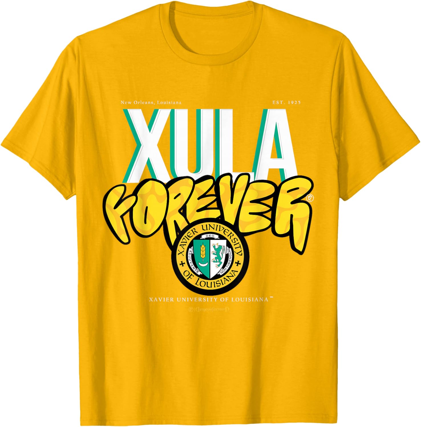 Xavier University of Louisiana Forever T-Shirt - Stylish Yard Essentials - 4