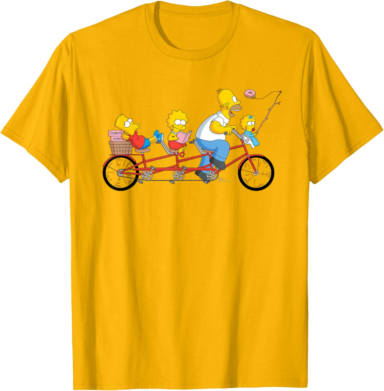 The Simpsons Father's Day Homer Kids Bike Ride T-Shirt for Dad - 24