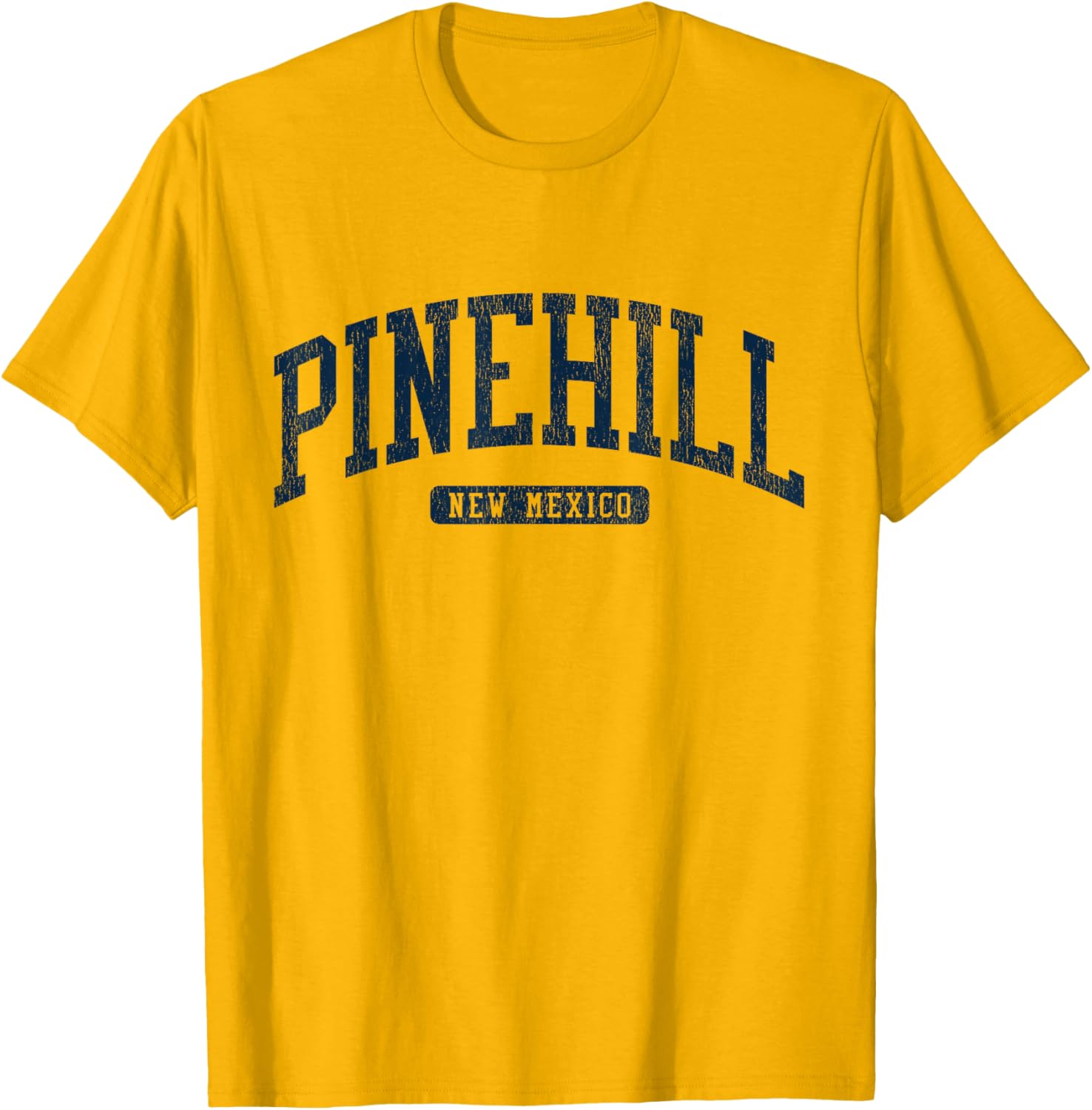 Pinehill New Mexico College Style Blue T-Shirt for Students and Fans - 17