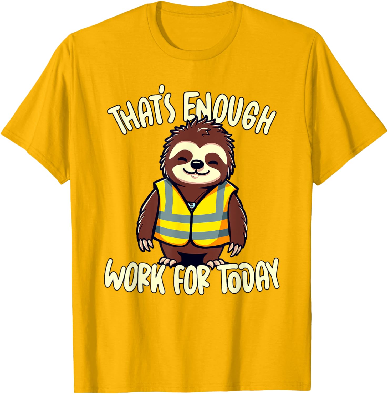 Sloth Lazy Coworker T-Shirt Perfect for a Relaxed Workday Vibes - 4
