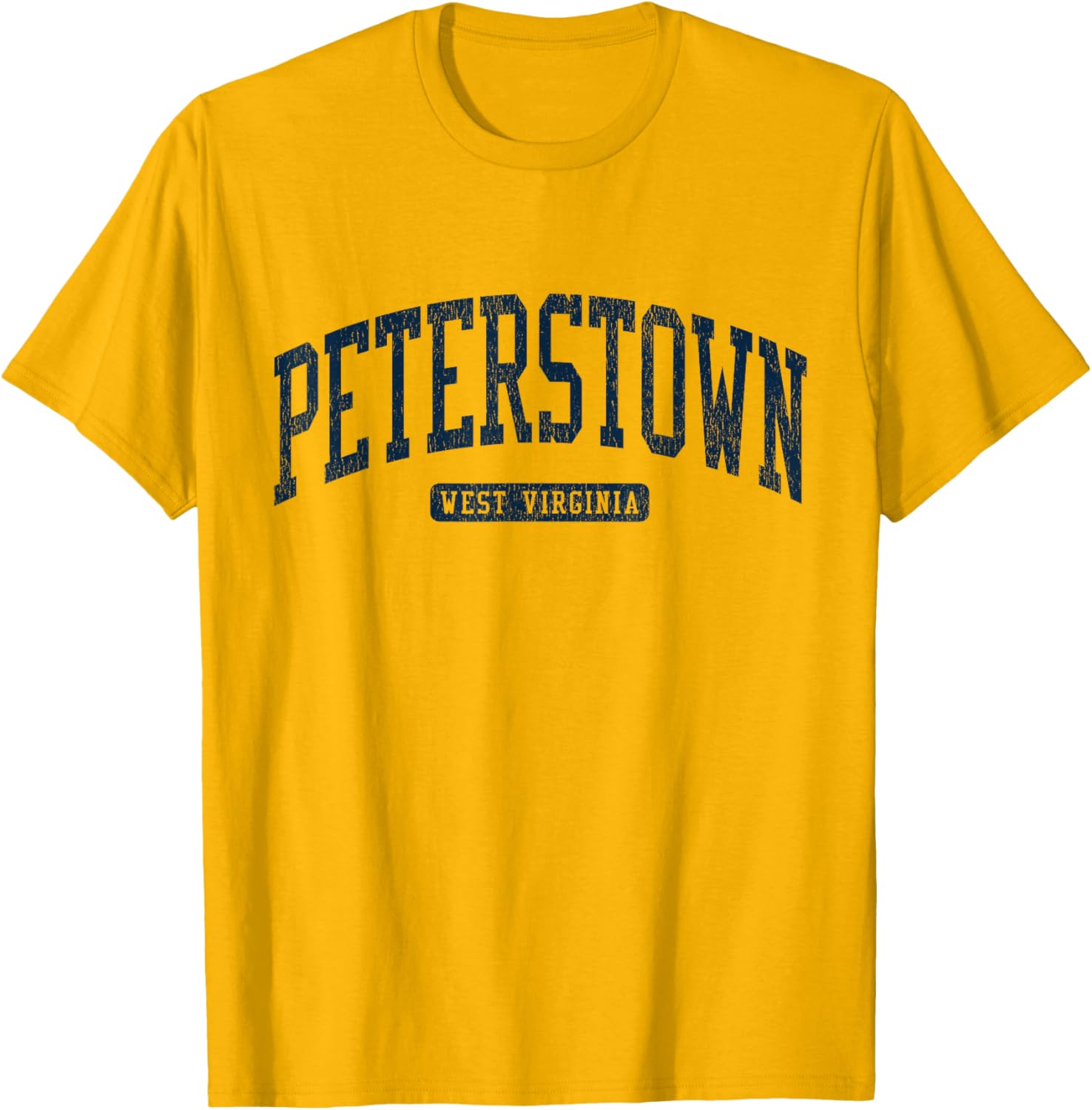 Peterstown WV College University Blue T-Shirt for Students and Alumni - 16