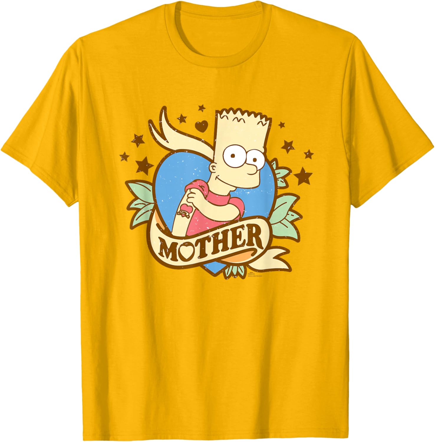 Retro Bart Simpson Mother's Day T-Shirt Gift for Moms and Fans - 2