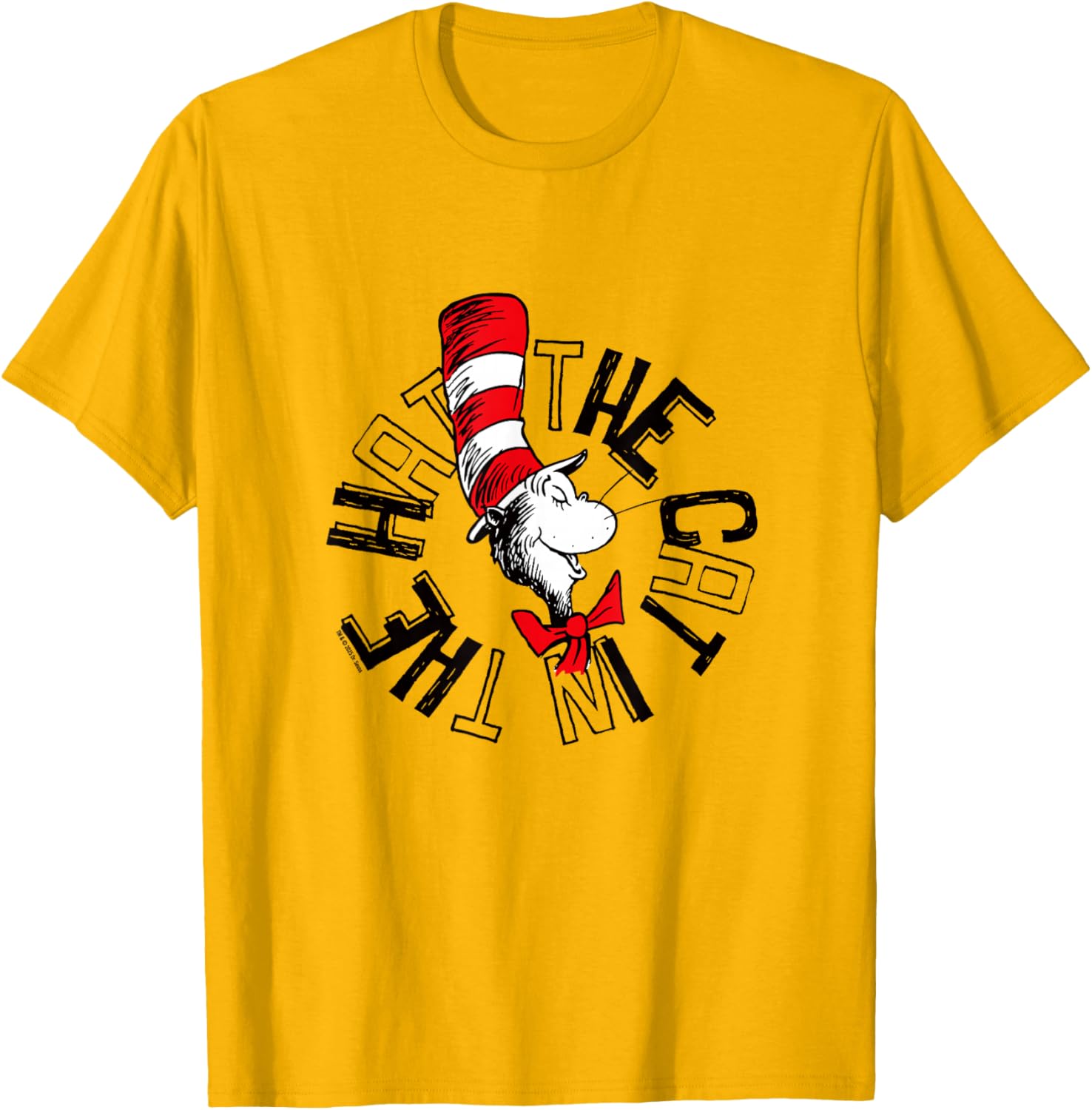 Official Cat in the Hat Circle Logo T-Shirt for Fun and Style - 17