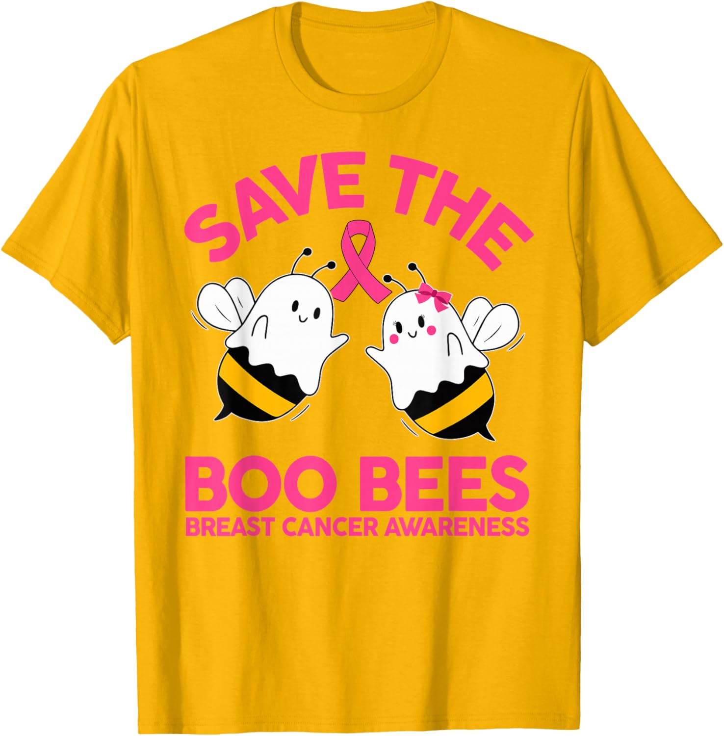 Save The Boobees Breast Cancer Halloween T-Shirt for Women - 11