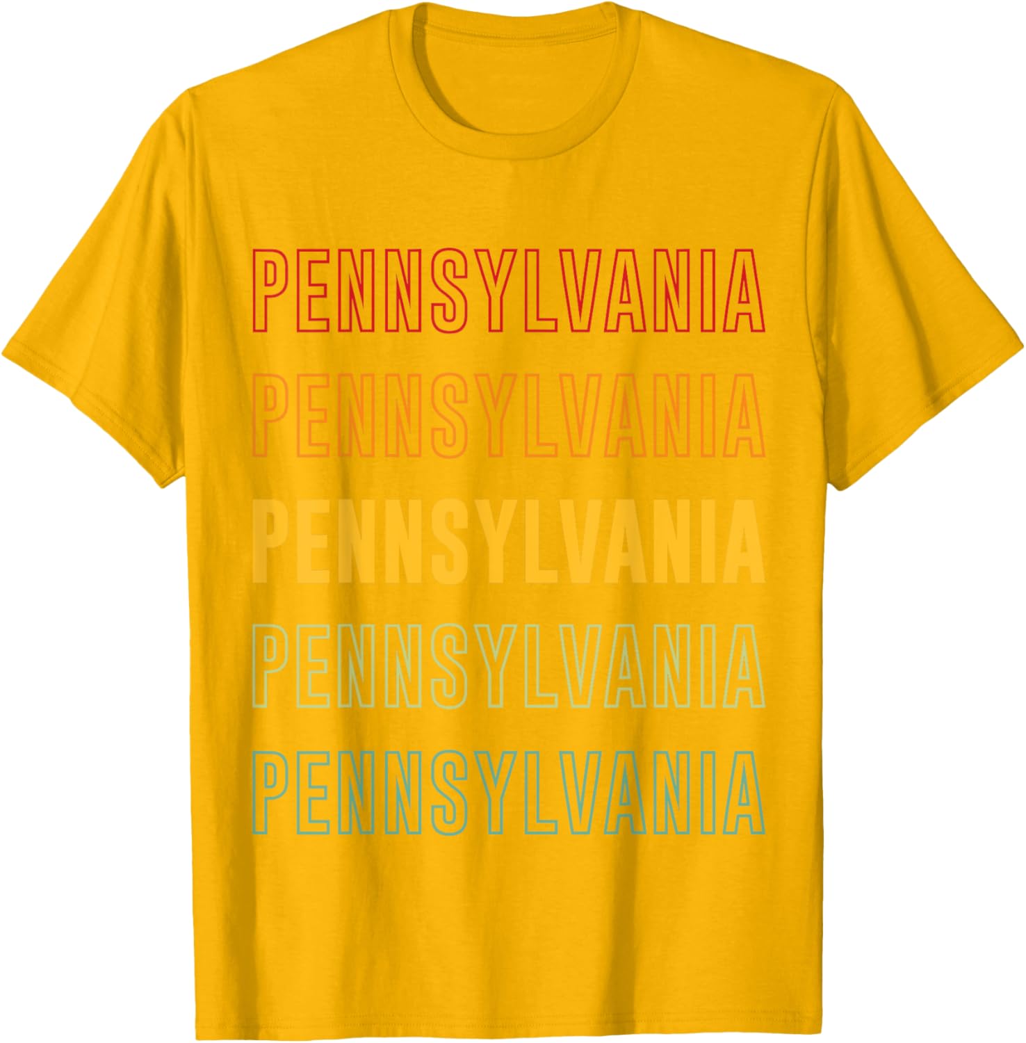 Vibrant Pennsylvania Rainbow T-Shirt for Stylish Comfort and Fun Fashion - 26