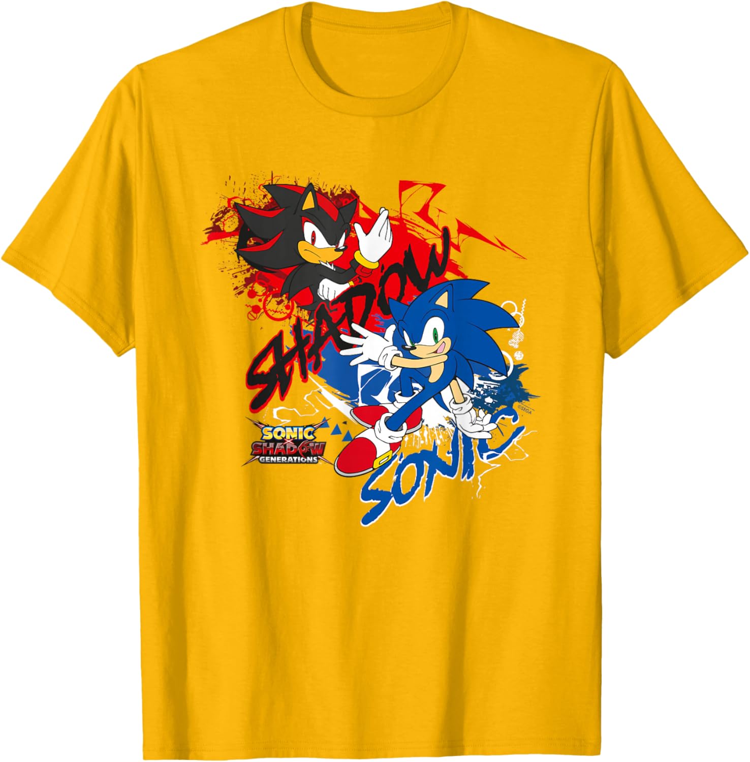 Sonic X Shadow Generations T-Shirt for Fans of Sonic the Hedgehog - 5