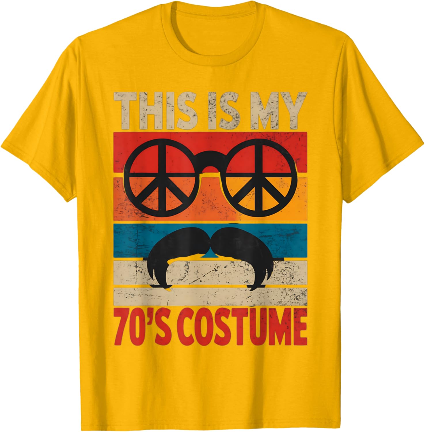 Retro 70s Disco T-Shirt for Men - This Is My 70s Costume Style - 9