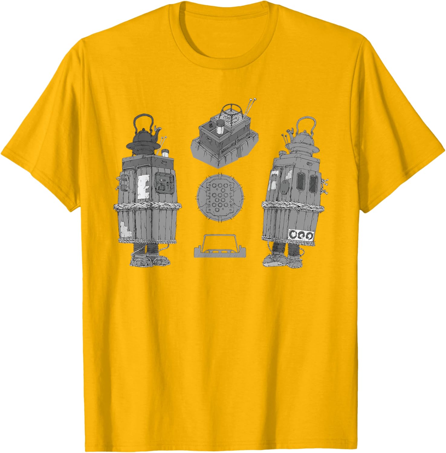 Star Wars Visions The Duel Tea House GNK Droid T-Shirt for Fans - 4