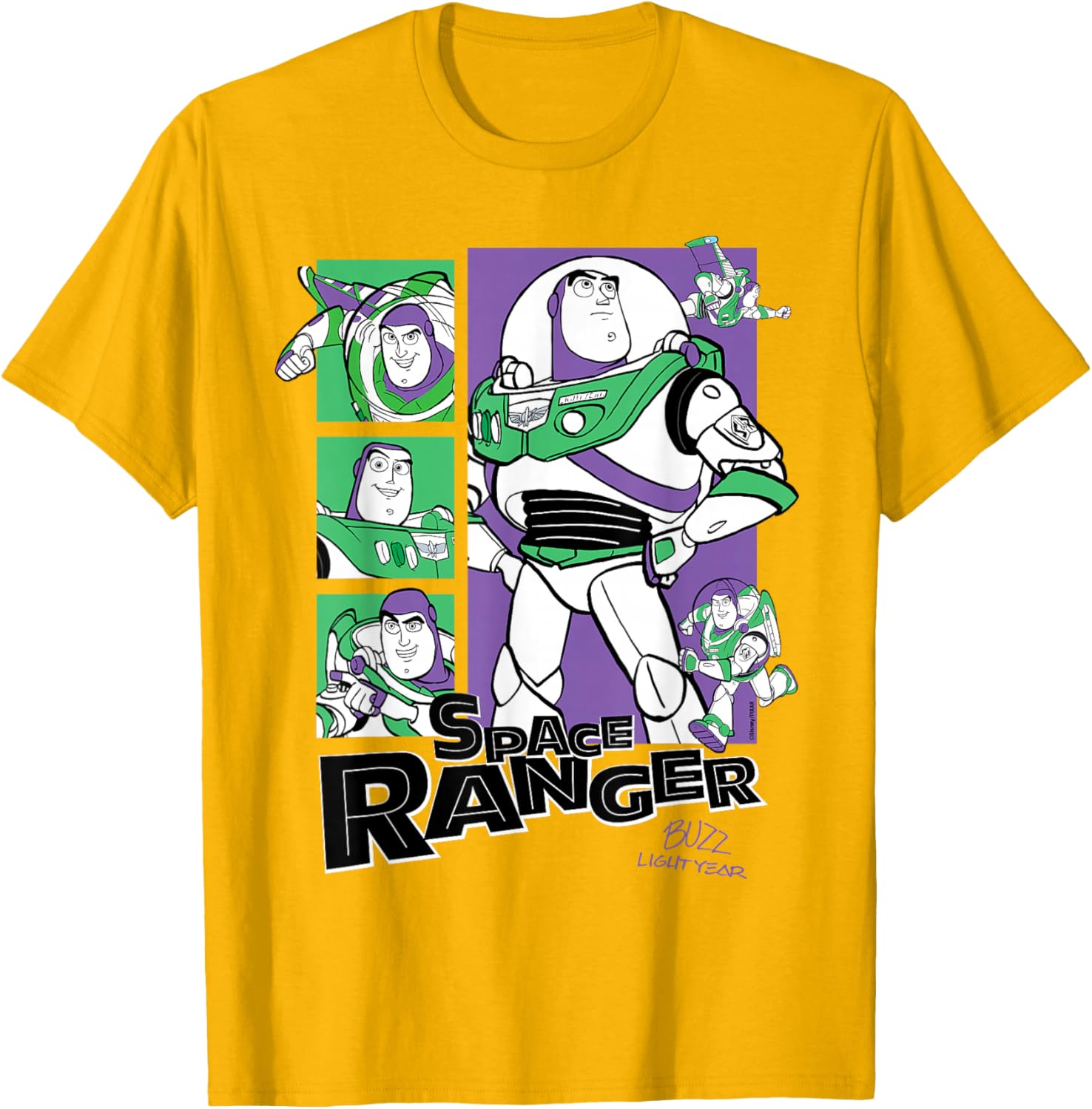 Toy Story Buzz Lightyear Signature T-Shirt for Kids and Adults - 16