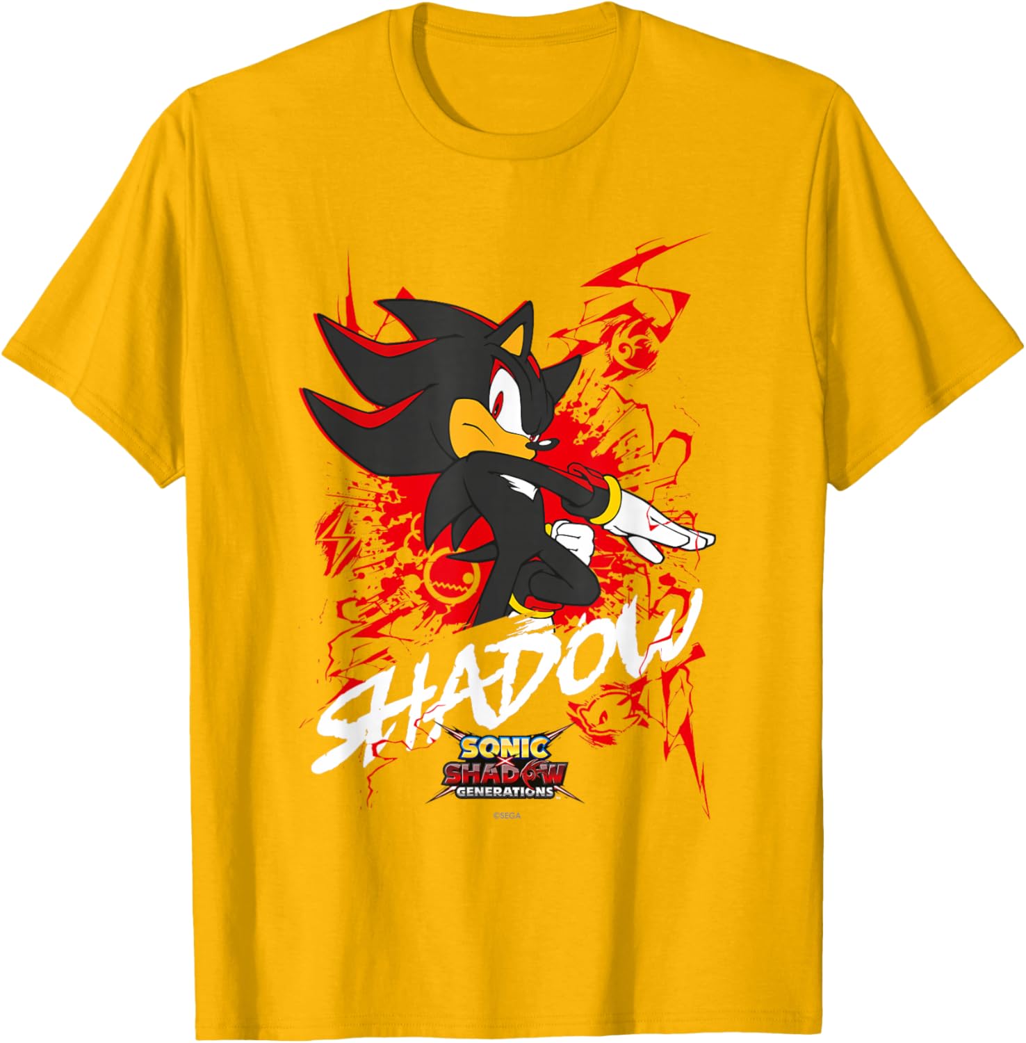Sonic the Hedgehog Shadow T-Shirt for Fans of Sonic X and Generations - 1