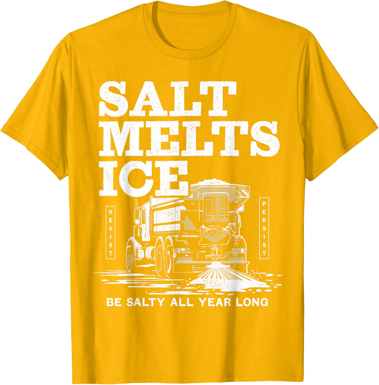 Salt Truck Resist Protest Graphic T-Shirt for Bold Statement Style - 3
