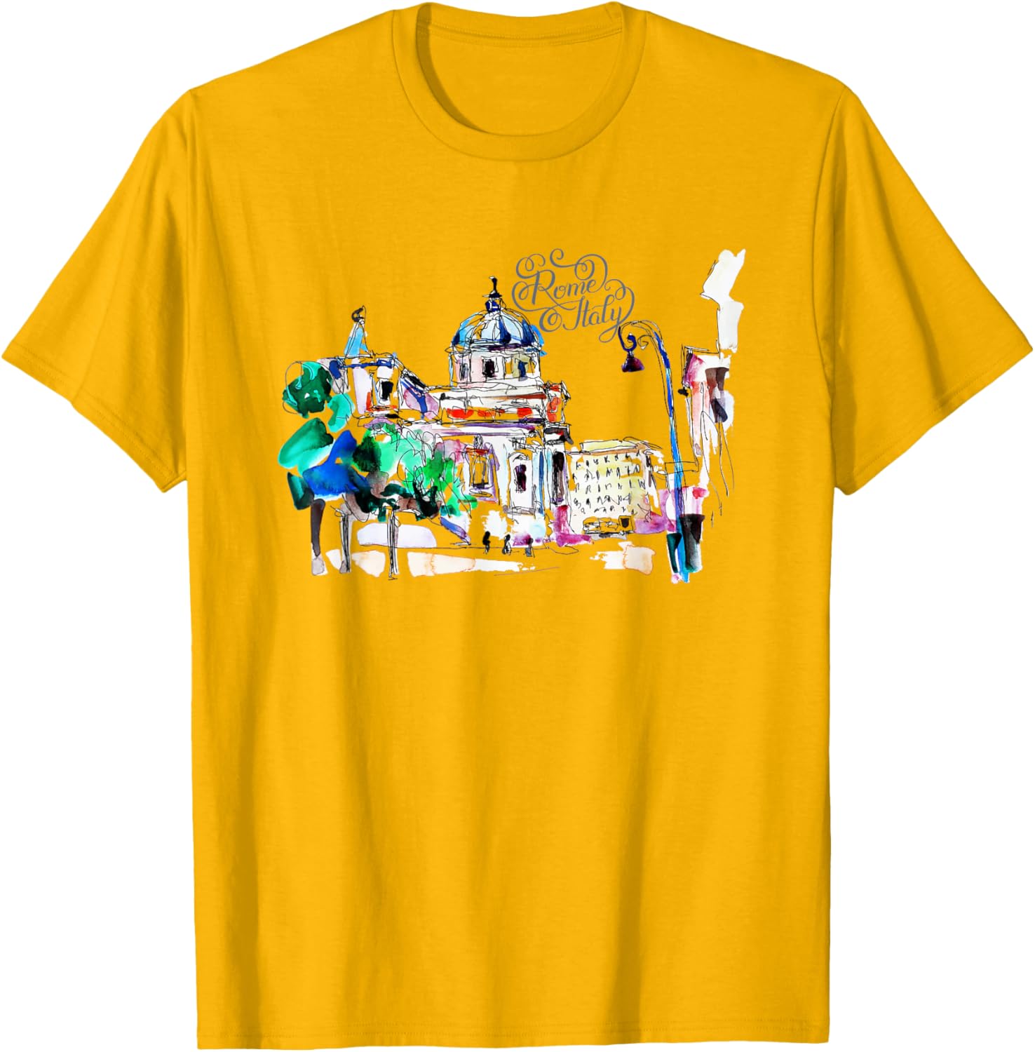 Retro Vintage Rome Italy Souvenir T-Shirt for Travelers and Tourists - 5