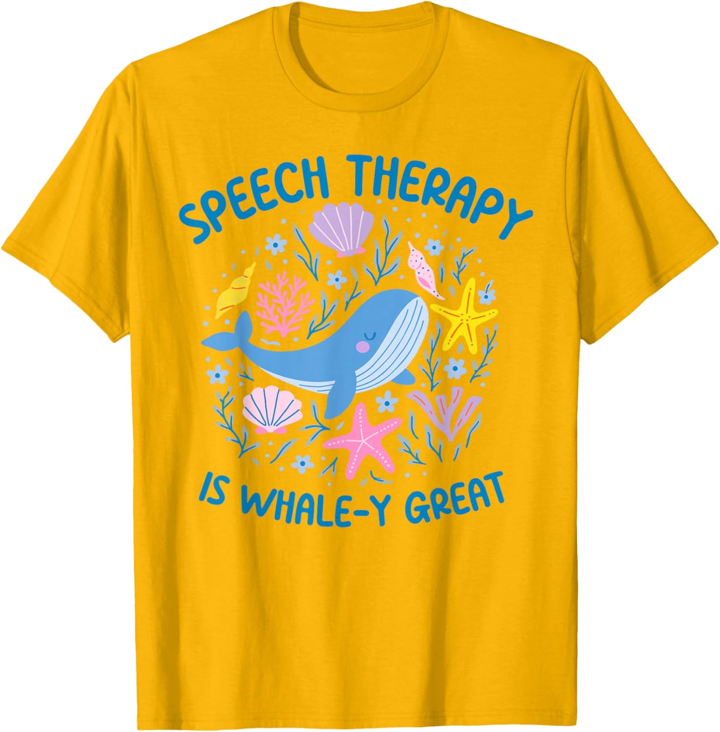 Whale-y Great Speech Therapy SLP T-Shirt for Ocean Animal Lovers - 2