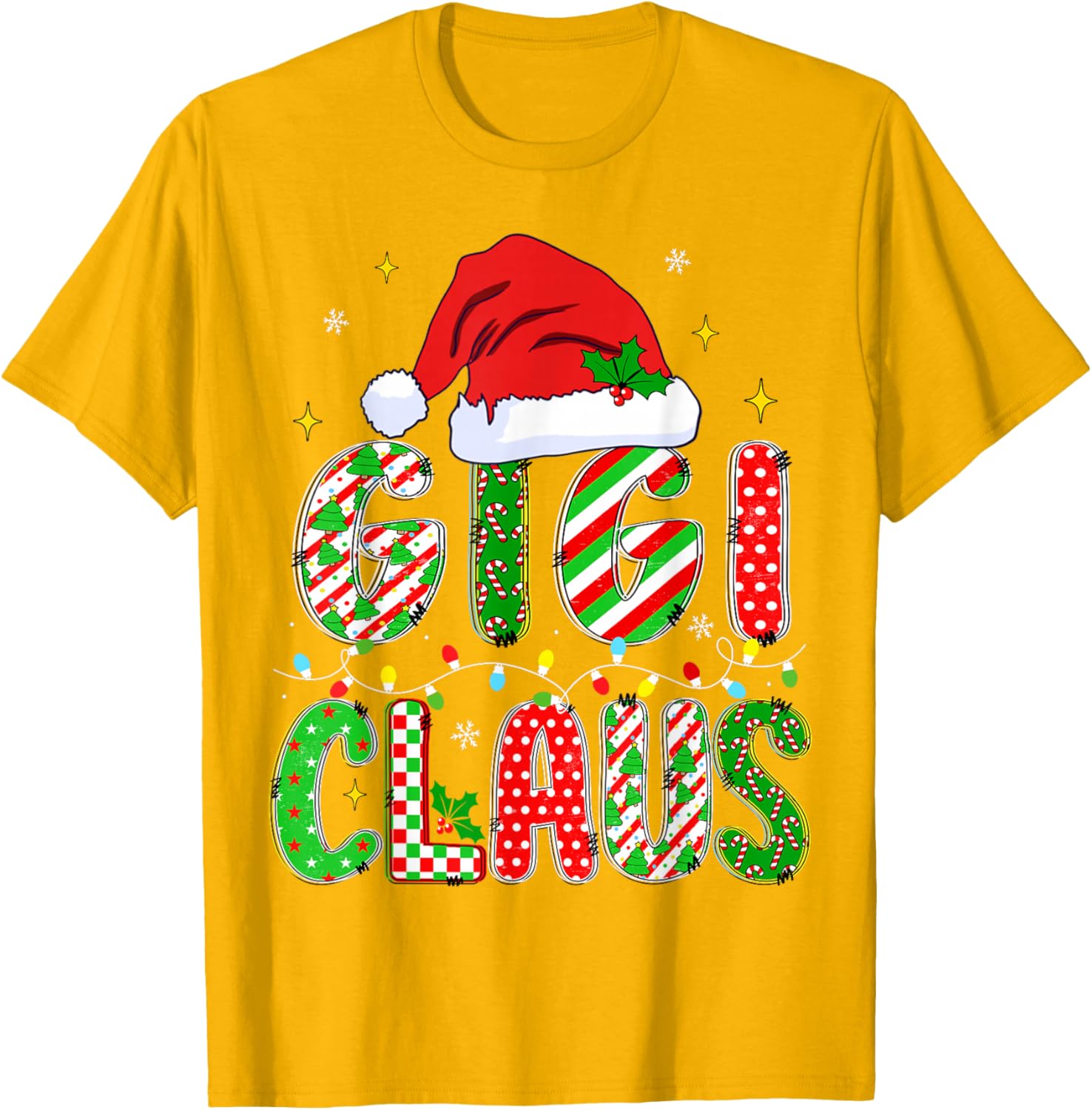 Festive HUGvyn Mom Matching Pajama T-Shirt for Family Christmas Fun - 28