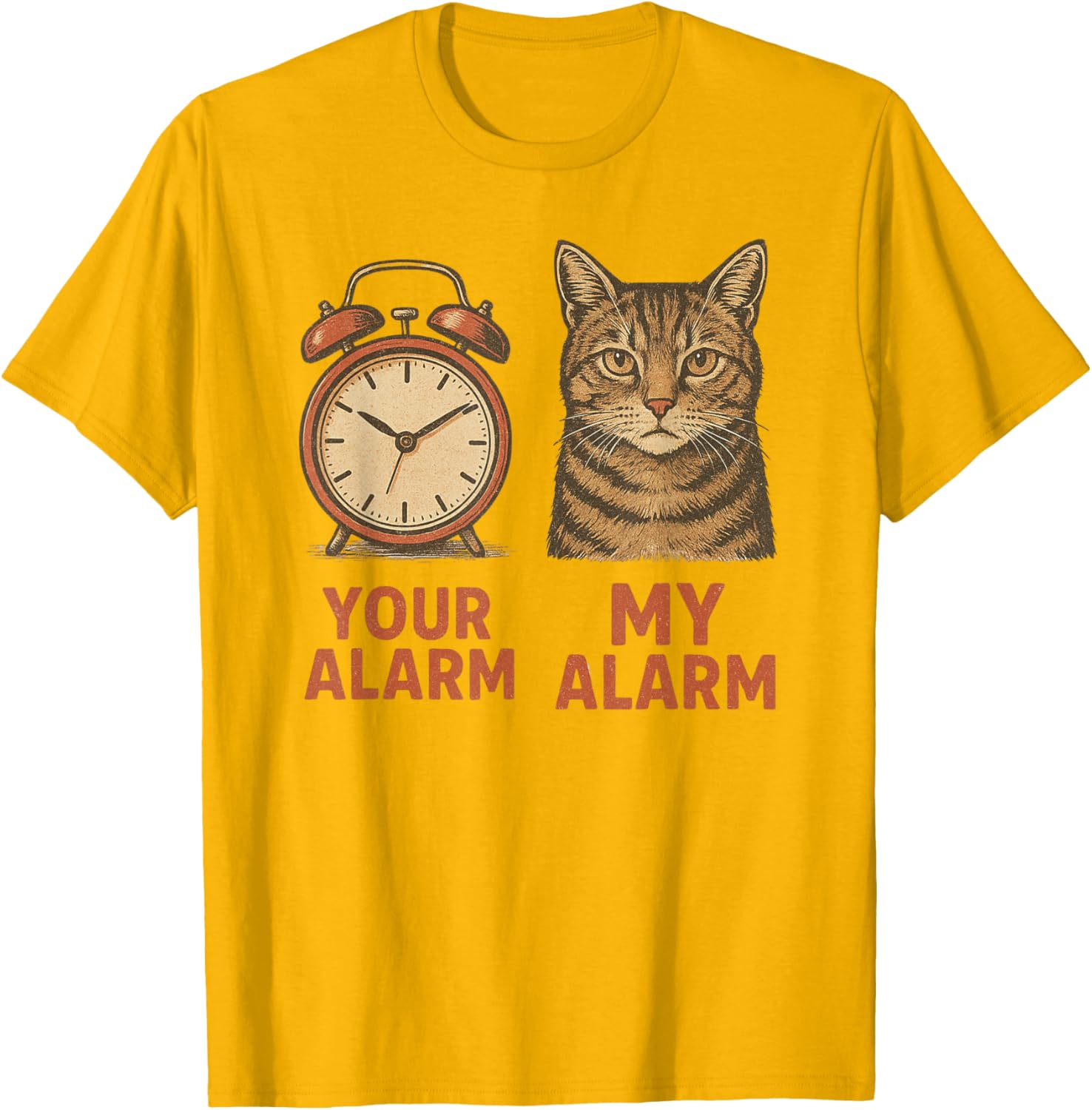 Vintage Kitty Print T-Shirt for Cat Lovers - Funny 60's Style Top - 7