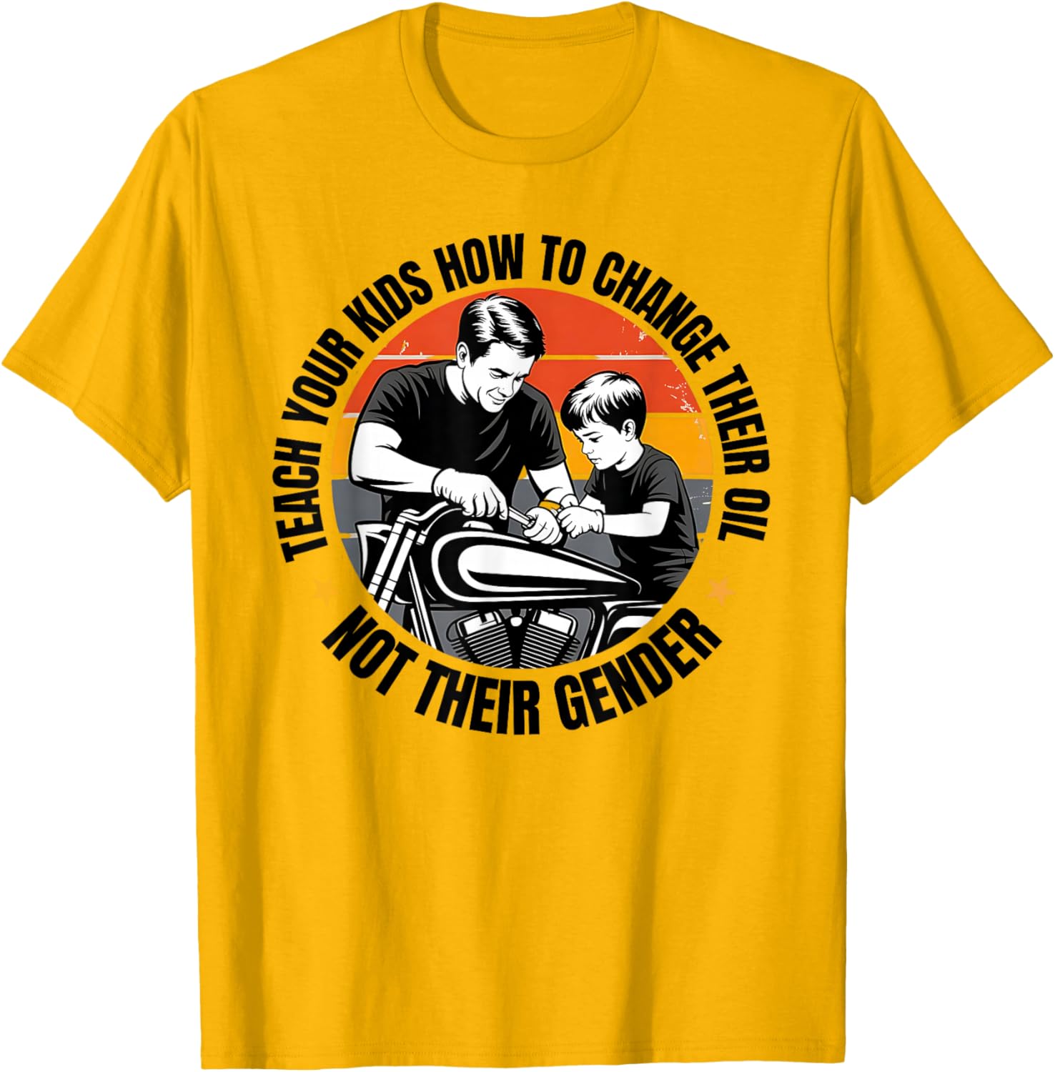 Teach Your Kids to Change Oil T-Shirt for Fun Family Activities - 8