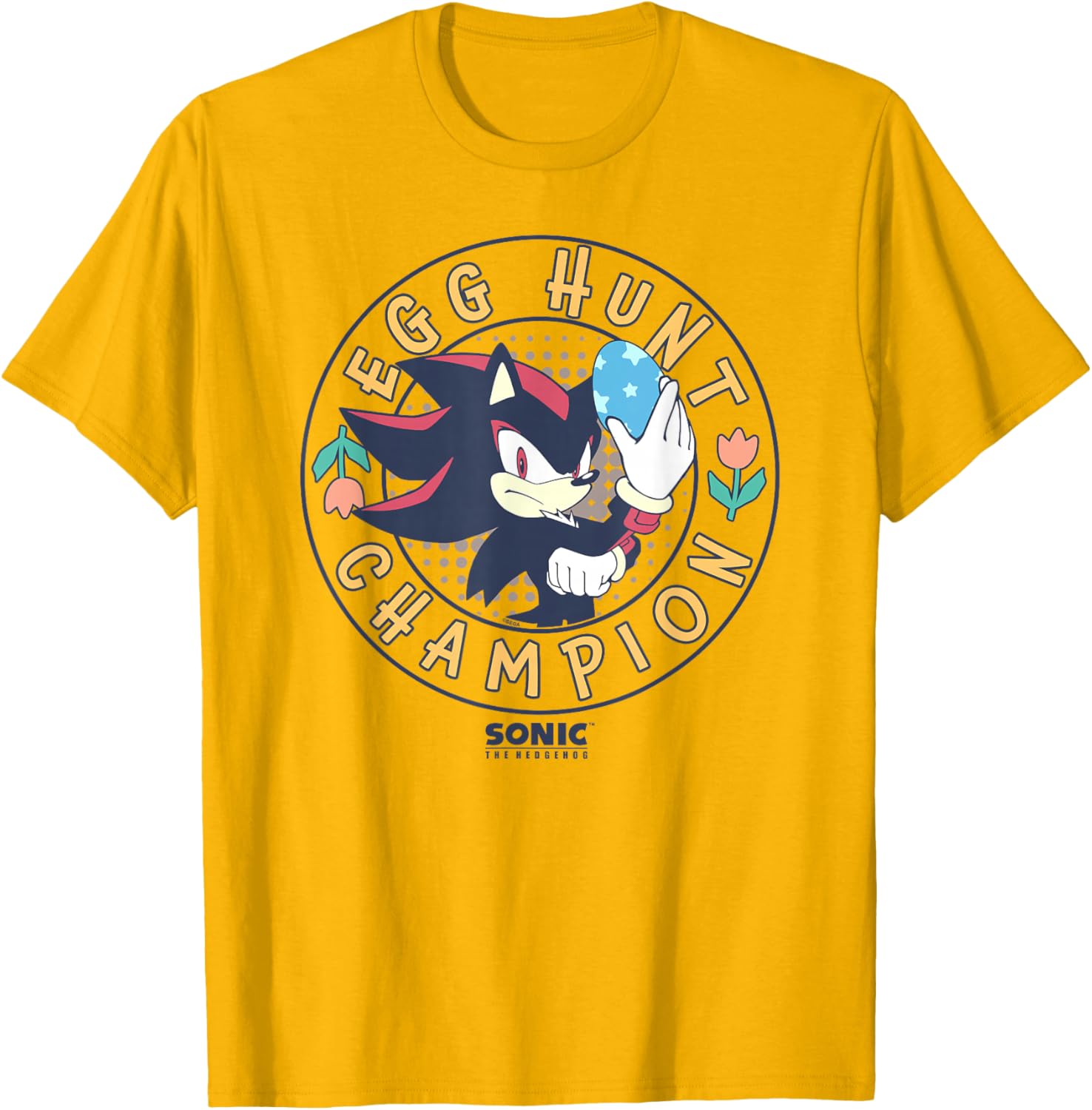 Sonic the Hedgehog Easter Shadow Egg Hunt Champion T-Shirt for Fans - 4