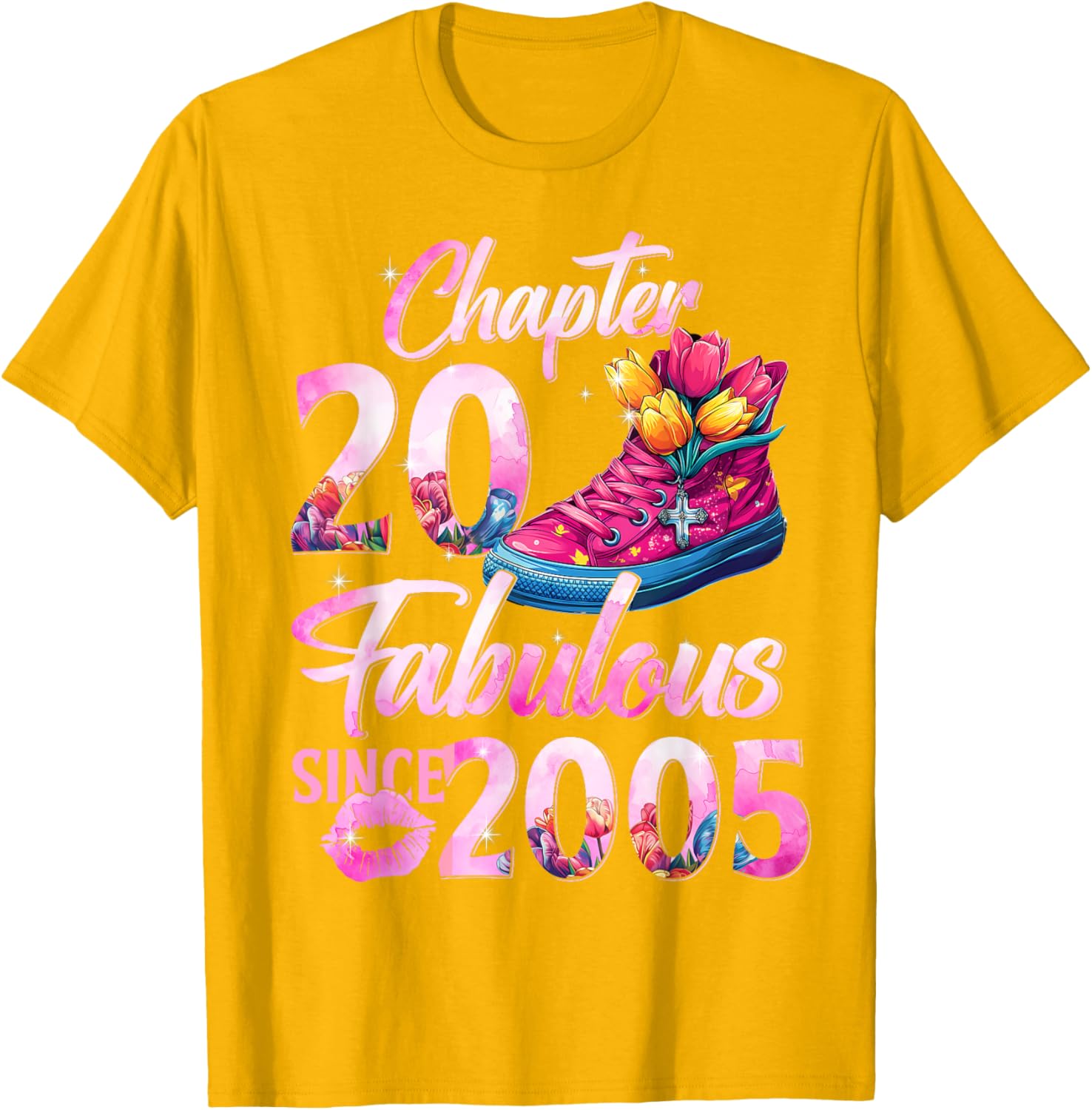 20th Birthday Queen T-Shirt Perfect Gift for 2005 EST Celebration - 14