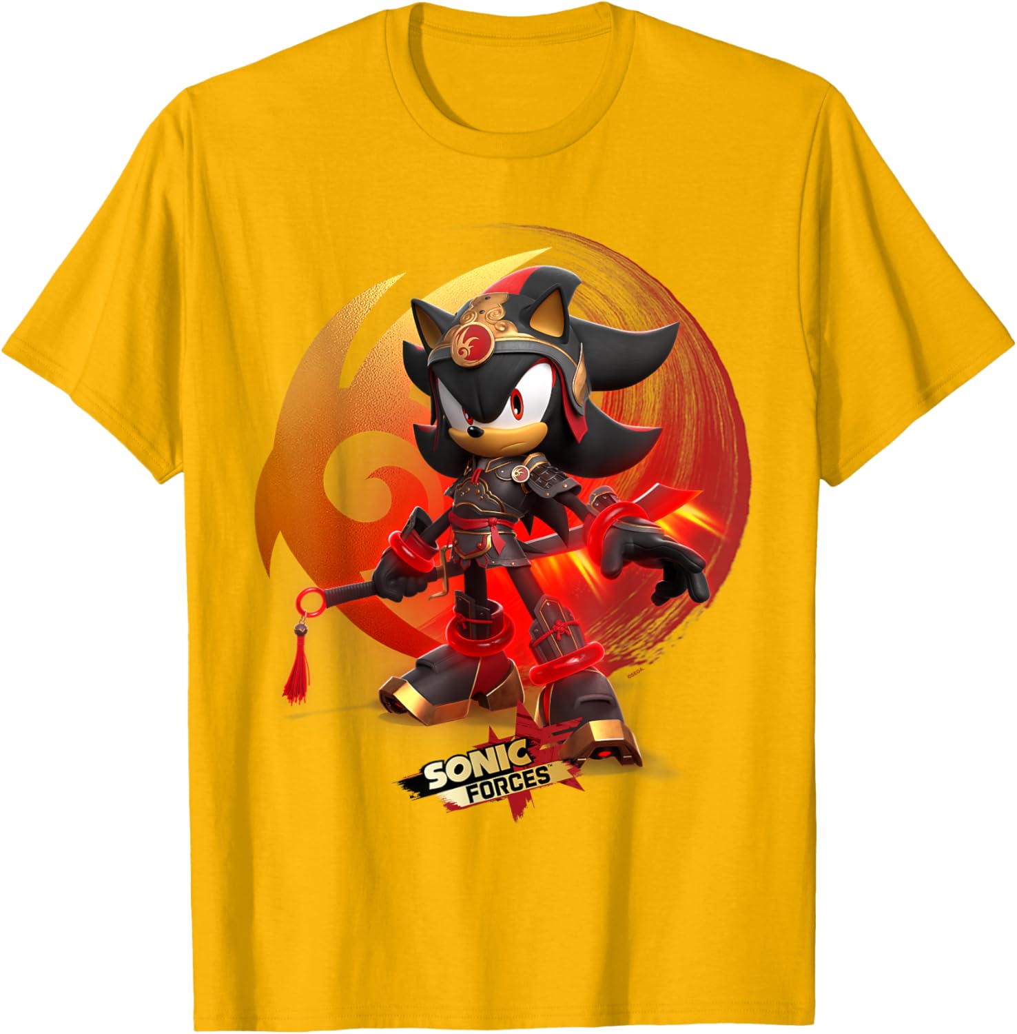 Sonic Forces Warrior Shadow T-Shirt for Fans of Sonic Adventures - 23