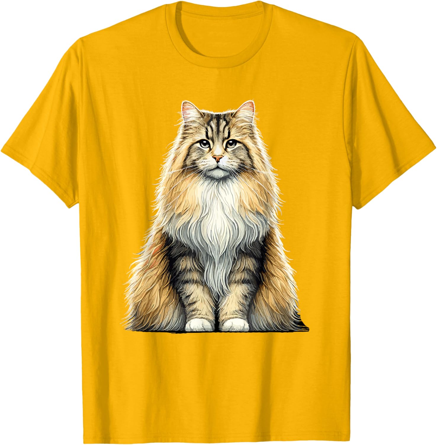 Norwegian Forest Cat T-Shirt for Cat Lovers - Cute and Comfy Design - 19