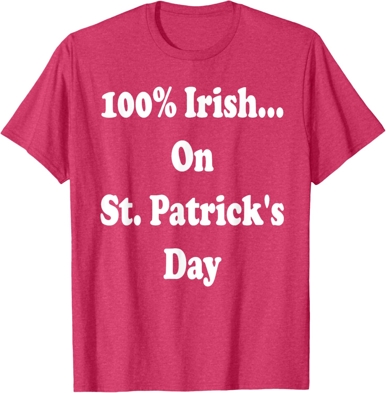 100 Percent Irish St. Patrick's Day T-Shirt for Festive Celebrations - 18