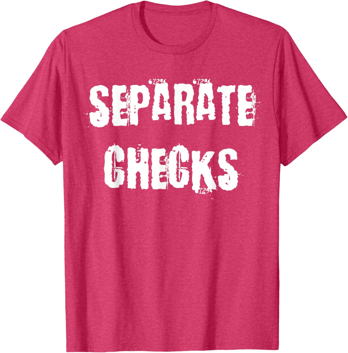 Separate Checks Funny Restaurant T-Shirt for Food Lovers and Waitstaff - 1