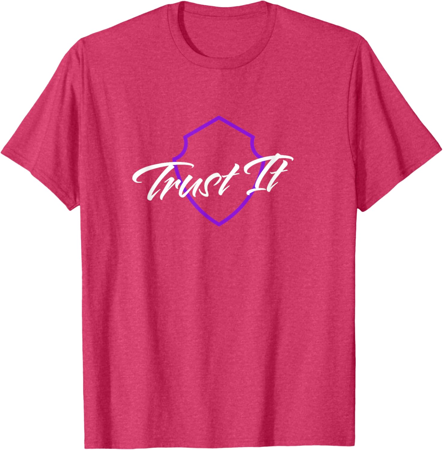 Trust It Shield T-Shirt for Men and Women - Stylish Comfortable Wear - 12