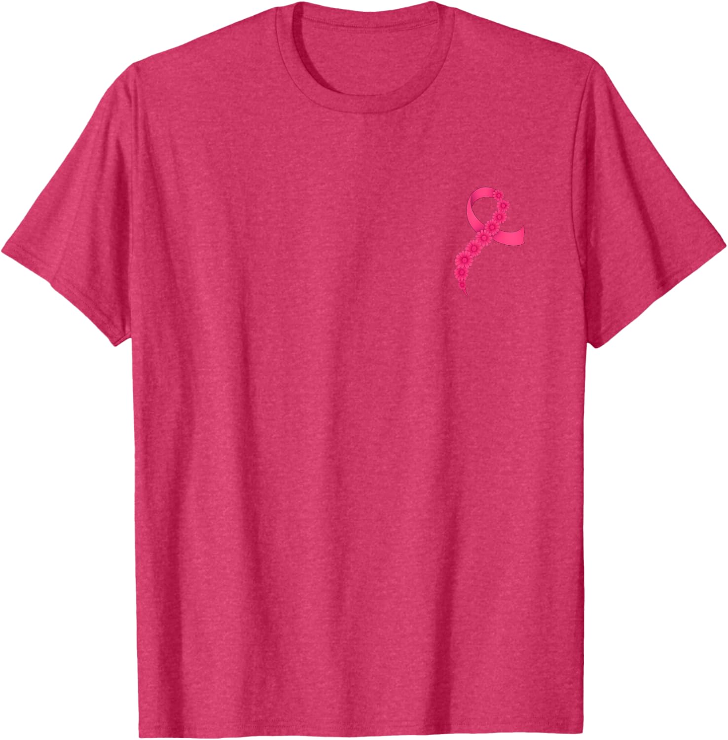 Support Breast Cancer Awareness with Pink Ribbon T-Shirt for Men and Women - 11