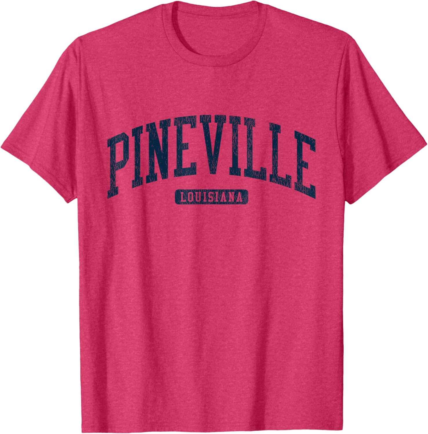 Pineville Louisiana College Blue T-Shirt for Students and Alumni - 7